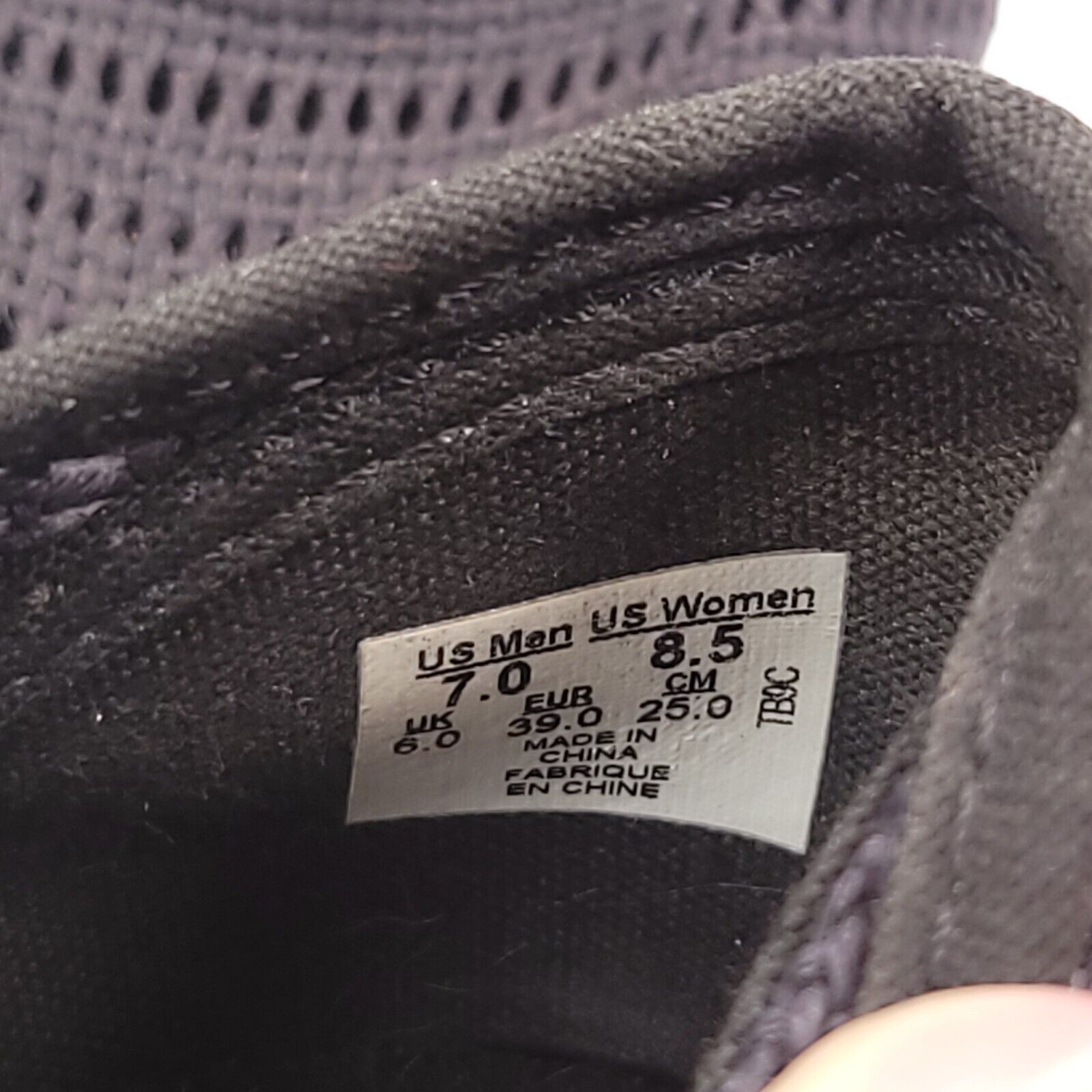 Vans Vans Off the Wall Shoe Womens Size 8.5 Mens 7 TB9C Black Size US 8.5 / IT 38.5 - 9 Thumbnail