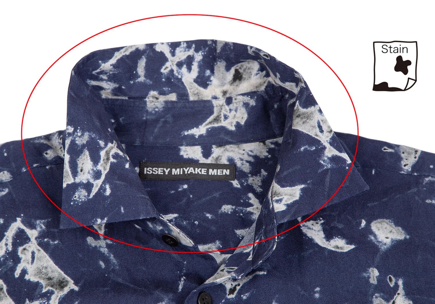 Issey Miyake Graphic Print Shirt in Navy Size 4 Size US XL / EU 56 / 4 - 4 Thumbnail