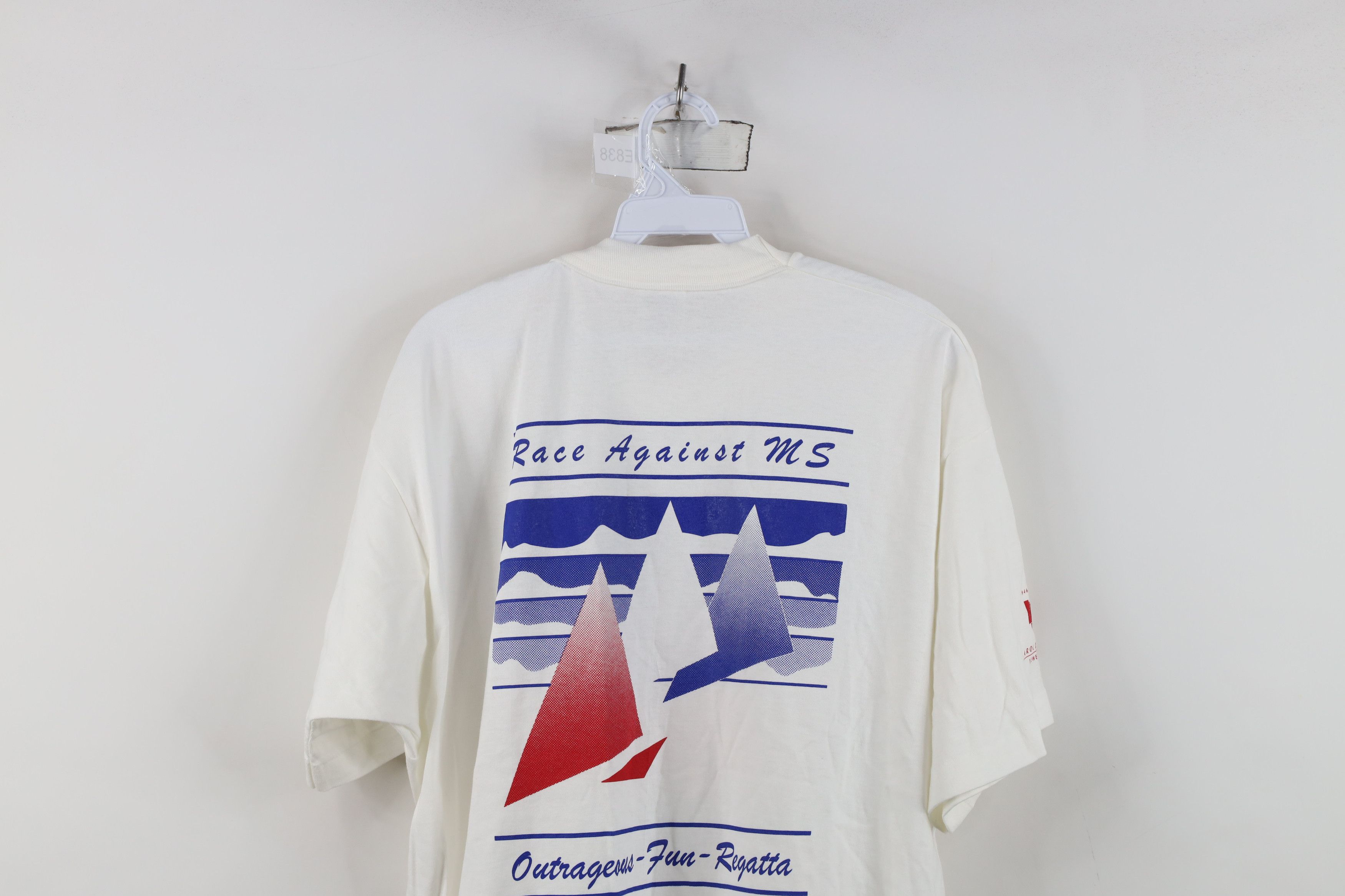 Vintage Vintage 90s 1996 Sclerosis MS Regatta Boat T-Shirt USA Size US XL / EU 56 / 4 - 14 Thumbnail