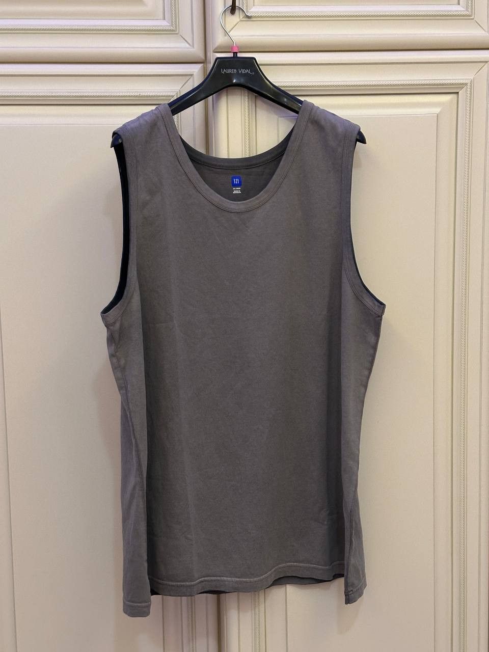 image of Yeezy Gap Tank Top By Balenciaga in Grey, Men's (Size 2XL)