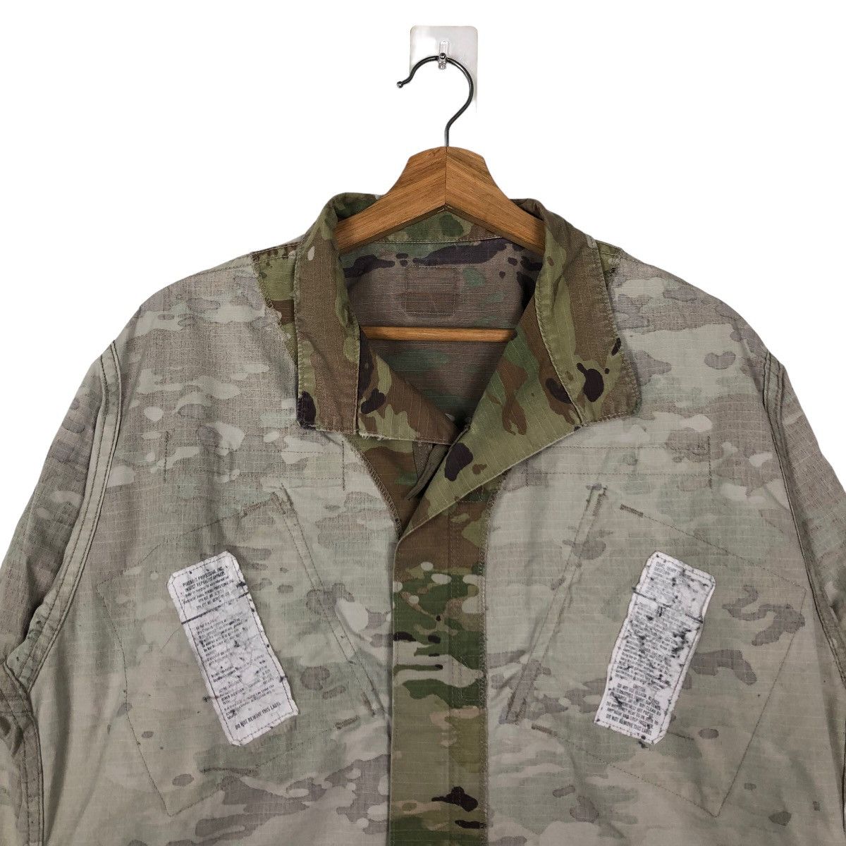 Buzz Rickson's 🔥RARE VINTAGE CHORE INSPECTOR CARGO JACKET CAMO MILITARY Size US M / EU 48-50 / 2 - 14 Thumbnail