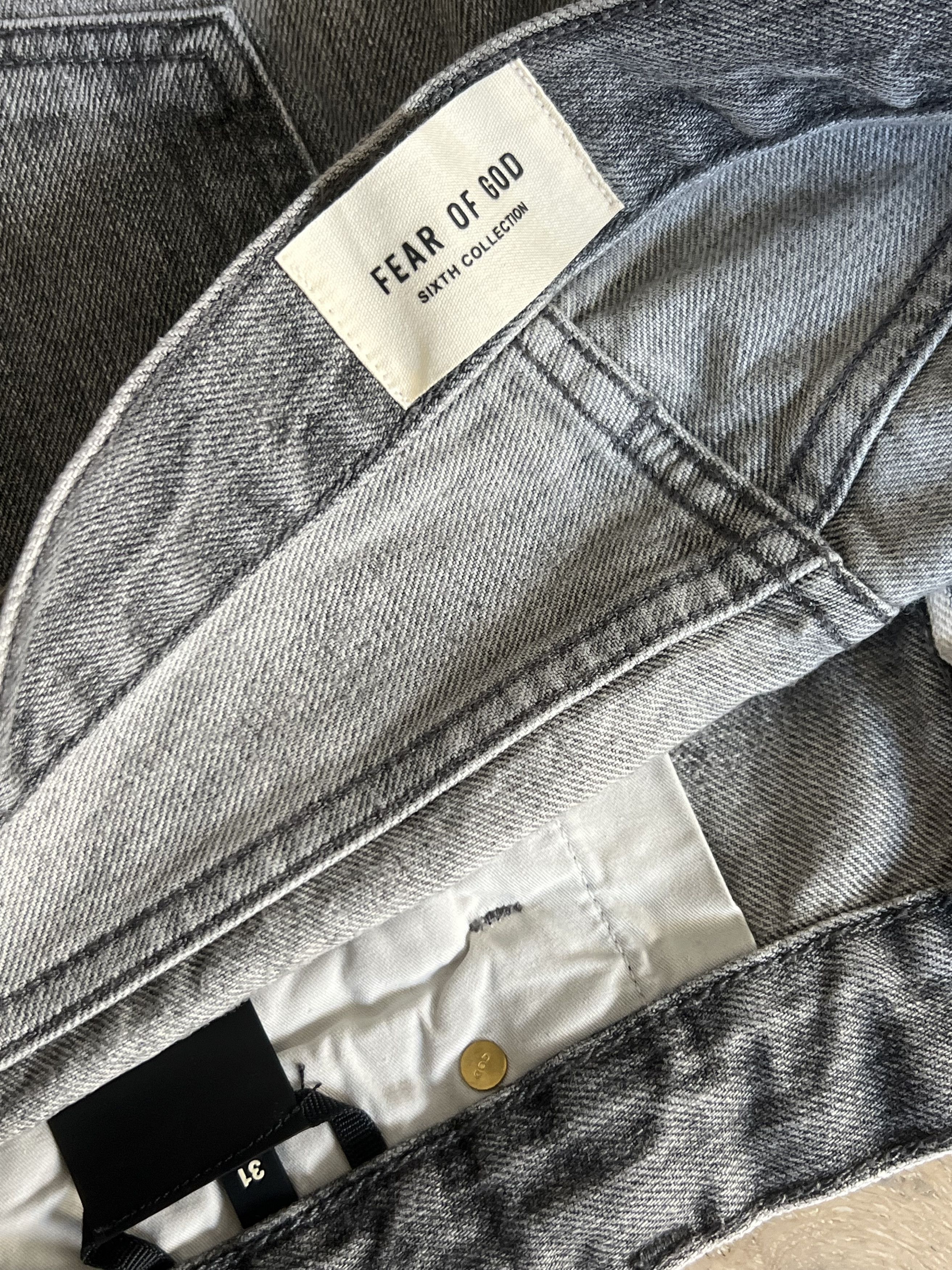 Fear of God $895+ FEAR OF GOD Belted Denim slim Jeans Sixth NEW Size US 31 - 5 Thumbnail