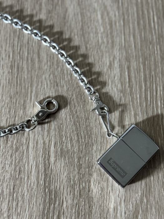 Supreme SUPREME ZIPPO LIGHTER CHAIN CHROME | Grailed