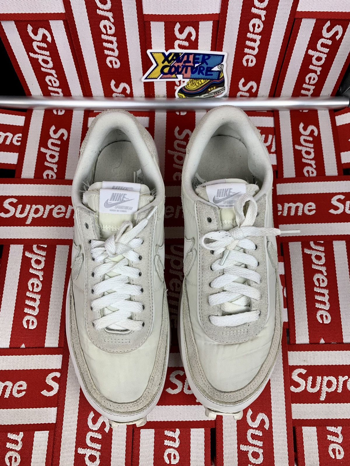 Nike × Sacai Nike LD Waffle Sacai White Nylon Size 8,5 Size US 8.5 / EU 41-42 - 4 Thumbnail