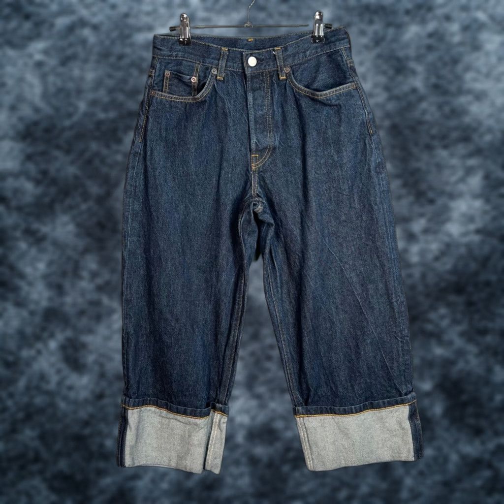 VINTAGE COS Jeans Women 27 Blue Denim 100% Cotton High Rise Cropped Womens