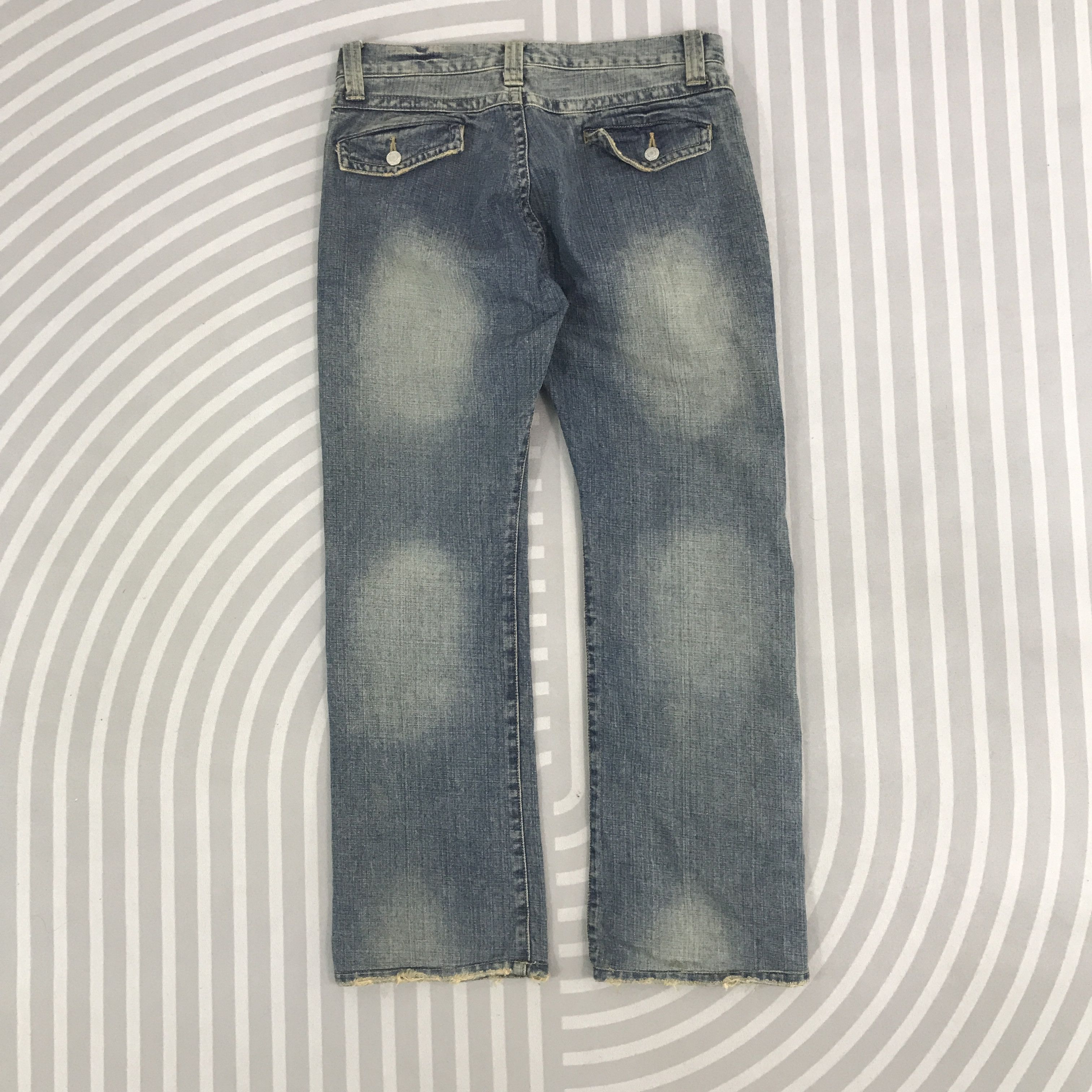 Japanese Brand × Vintage Vintage Duese Concept Labo Denim jeans pants Size US 32 / EU 48 - 4 Thumbnail