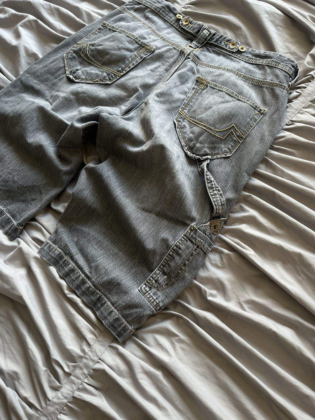 Vintage Carpenter Workers Denim Jeans Shorts Japanese Brand