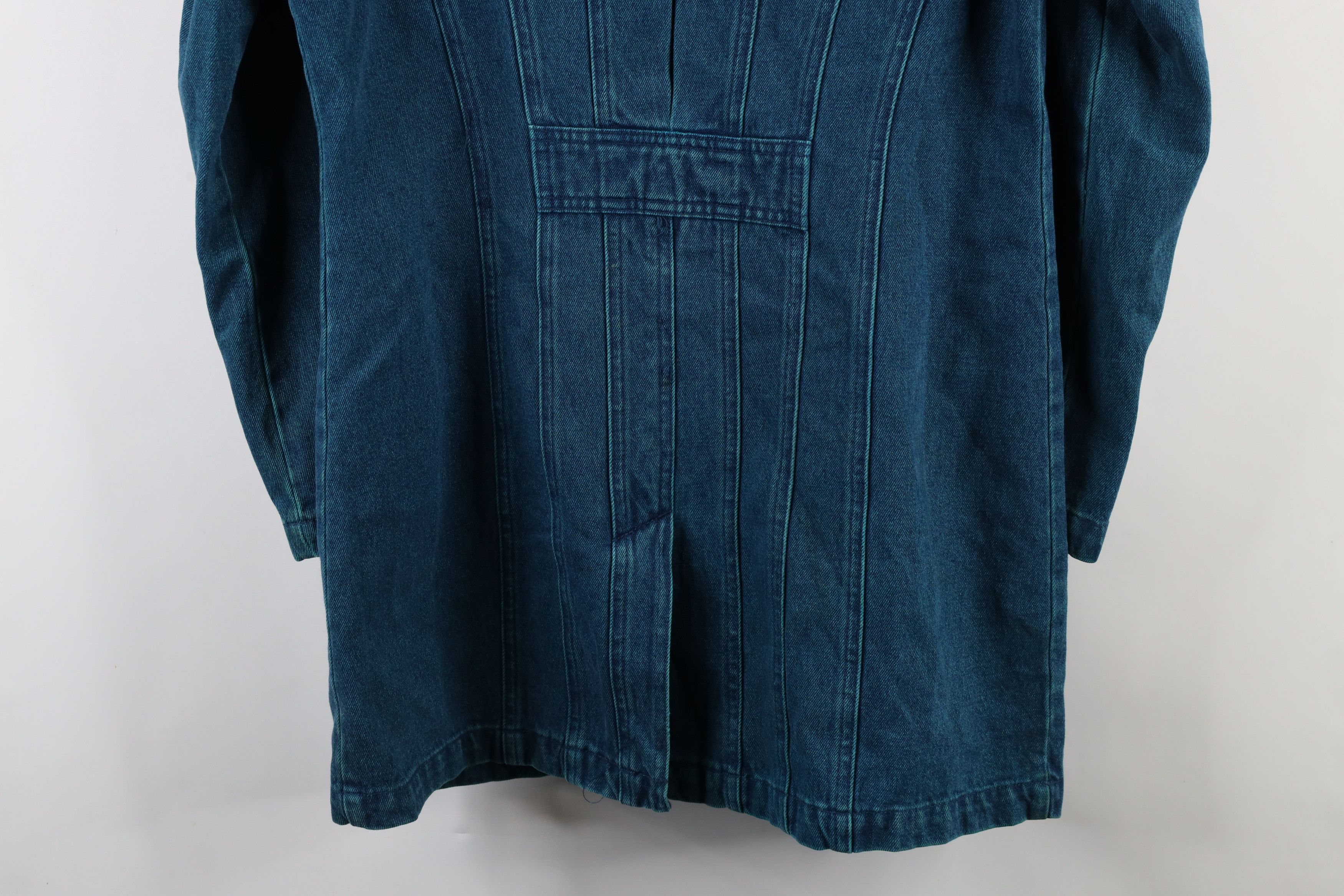Vintage Vintage 90s Streetwear Stonewash Denim Jean Blazer Jacket Size M / US 6-8 / IT 42-44 - 15 Thumbnail