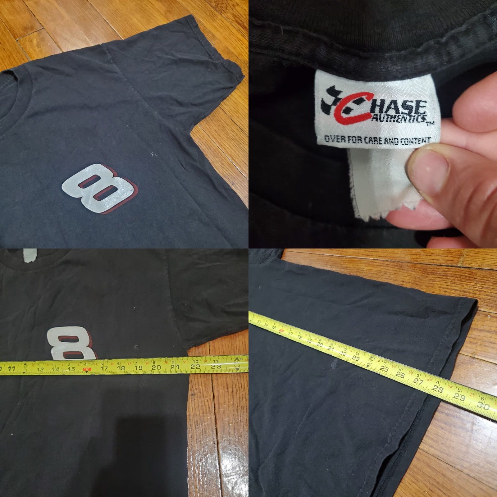NASCAR VINTAGE Dale Earnhardt Jr. T-Shirt Short Sleeve Graphic Print 2000s Black Large Mens Shirtsz Large NASCAR 90s Cars Sports Double-Sided Size US L / EU 52-54 / 3 - 8 Thumbnail