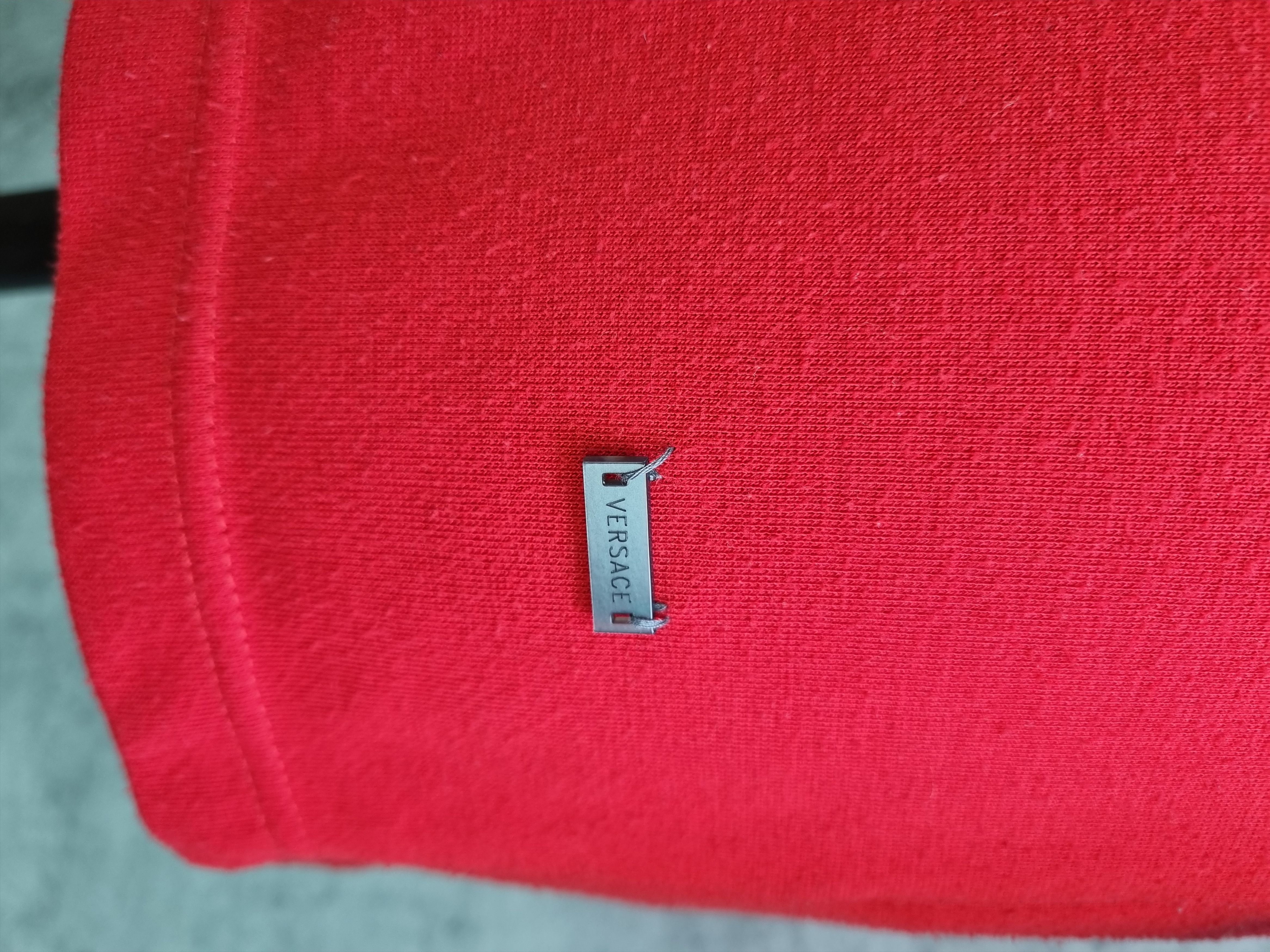 Gianni Valentino × Versace × Vintage Rare VERSACE Fluffy Comfy Collared Sweater Button Up Size US XL / EU 56 / 4 - 10 Thumbnail