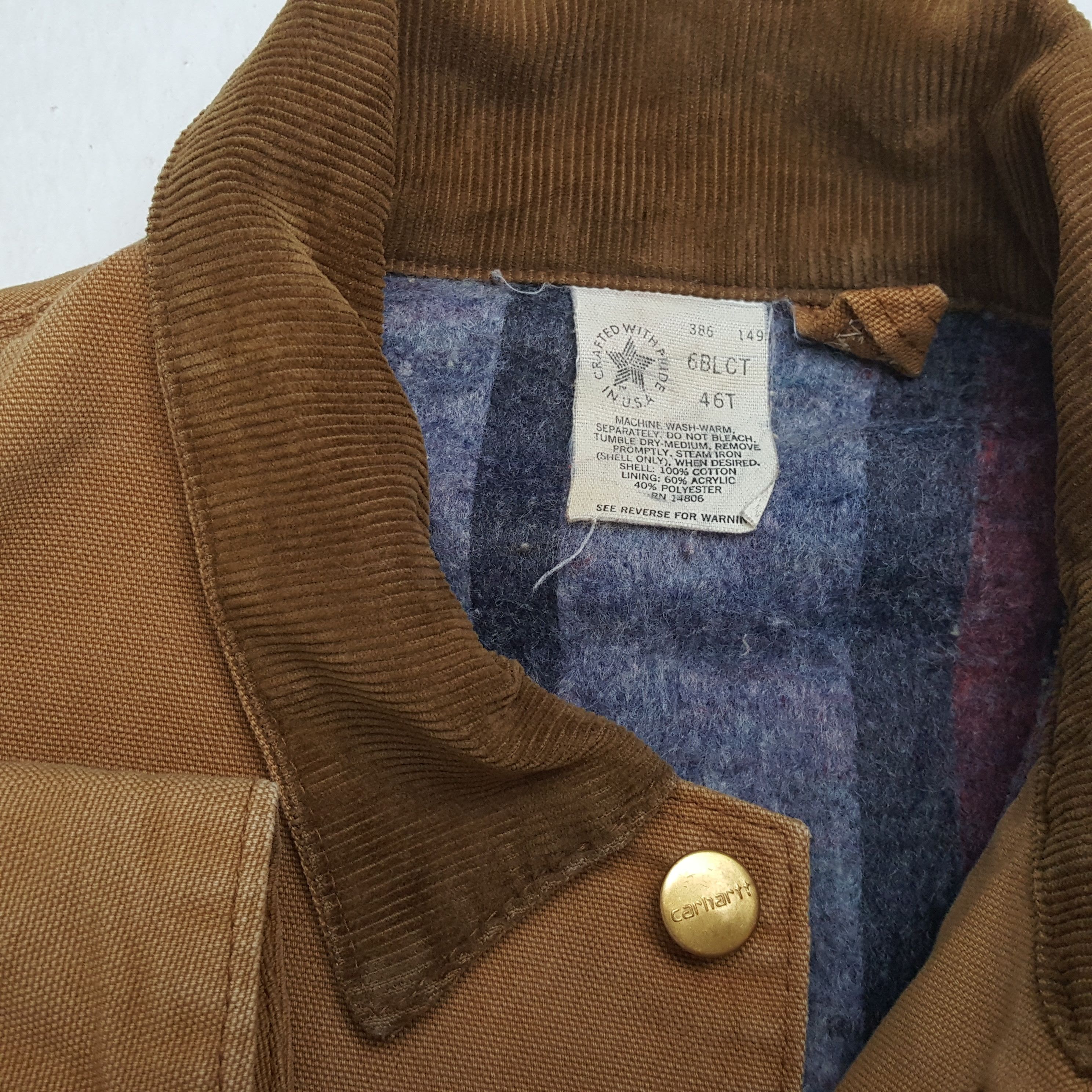 Carhartt × Vintage CARHARTT American Winter Streetwear Workwear Style Jacket Size US XXL / EU 58 / 5 - 9 Thumbnail