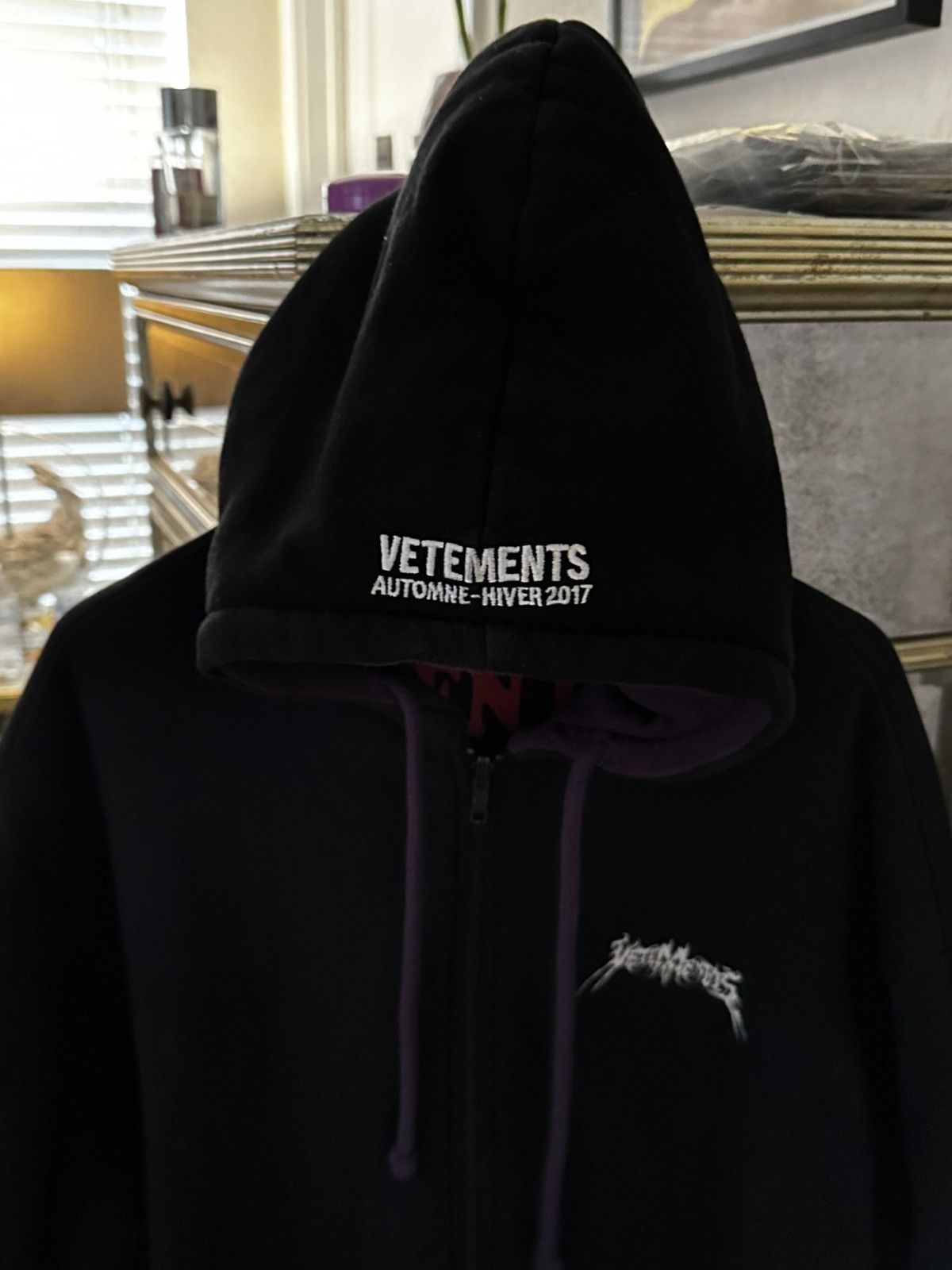 Vetements Vetements total fucking darkness tfd reversible hoodie Size US XS / EU 42 / 0 - 4 Thumbnail