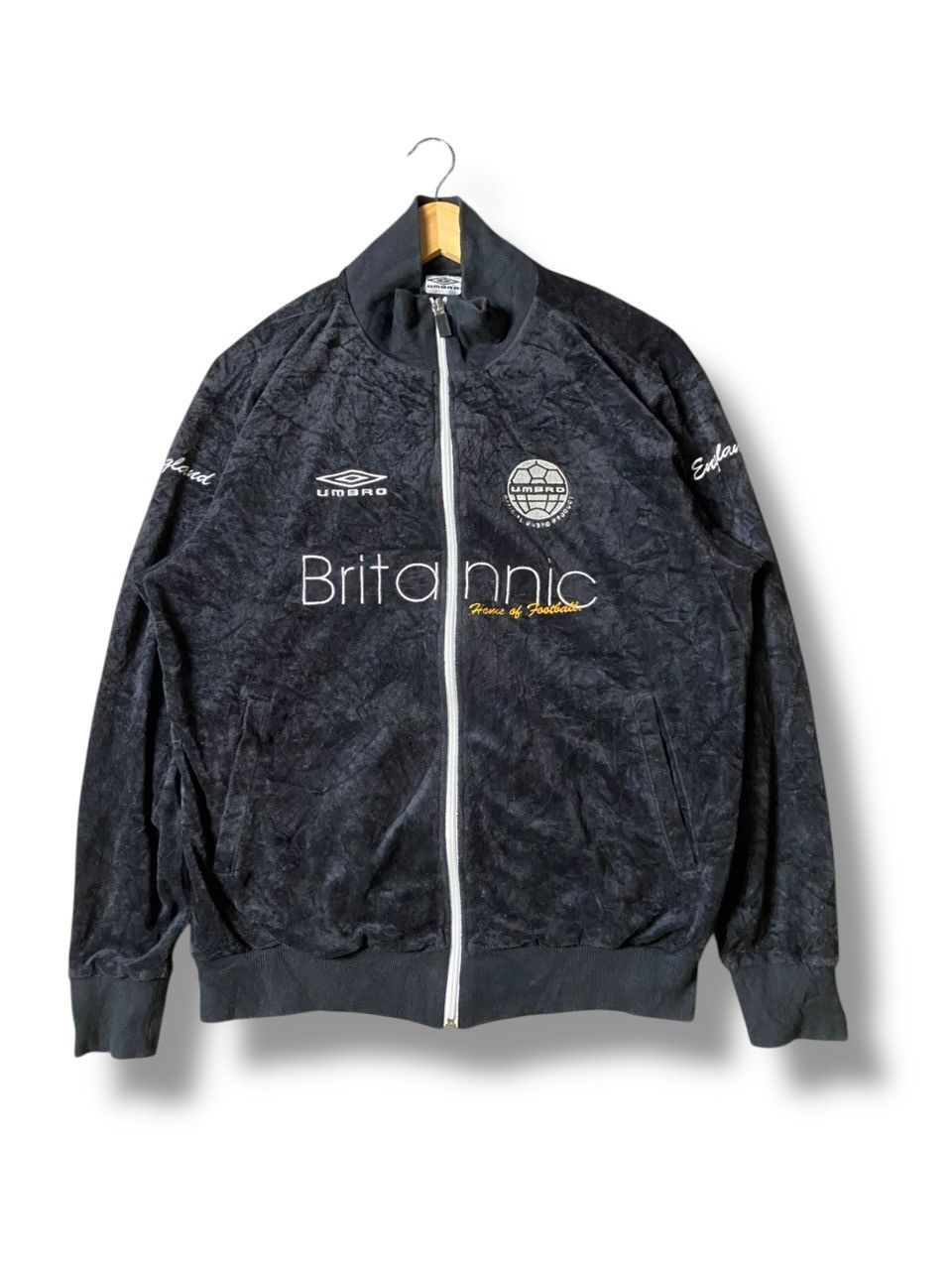 Japanese Brand × Umbro × Vintage UMBRO England Brittanic Football Jacket (126) Size US M / EU 48-50 / 2 - 1 Thumbnail