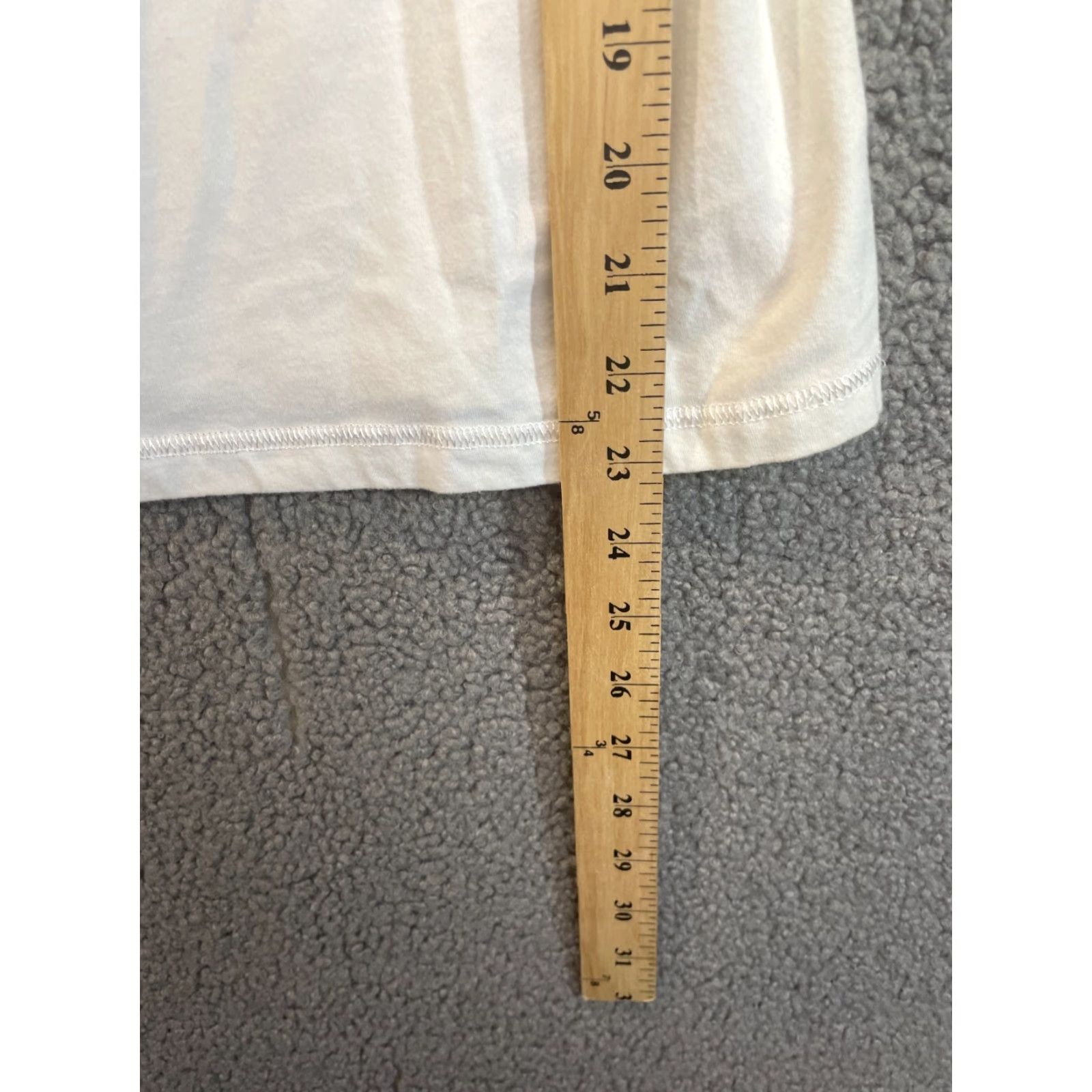 Vintage Womens Tank Top Shirt XL Blouse White Crew Neck Sleeveless Polyester Spandex Basic Regular Solid Size XL / US 12-14 / IT 48-50 - 5 Thumbnail