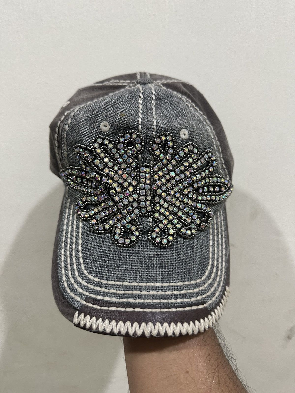 Other × Vintage Rare Olive & Pique Swarovski Hat Size ONE SIZE - 2 Thumbnail