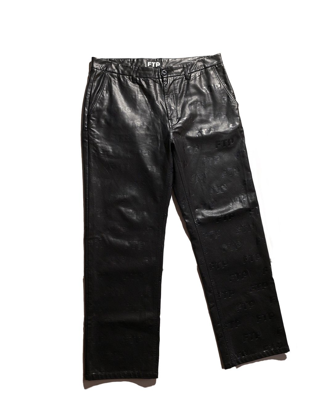 Fuck The Population FTP Faux Leather Pants Size US 36 / EU 52 - 1 Thumbnail
