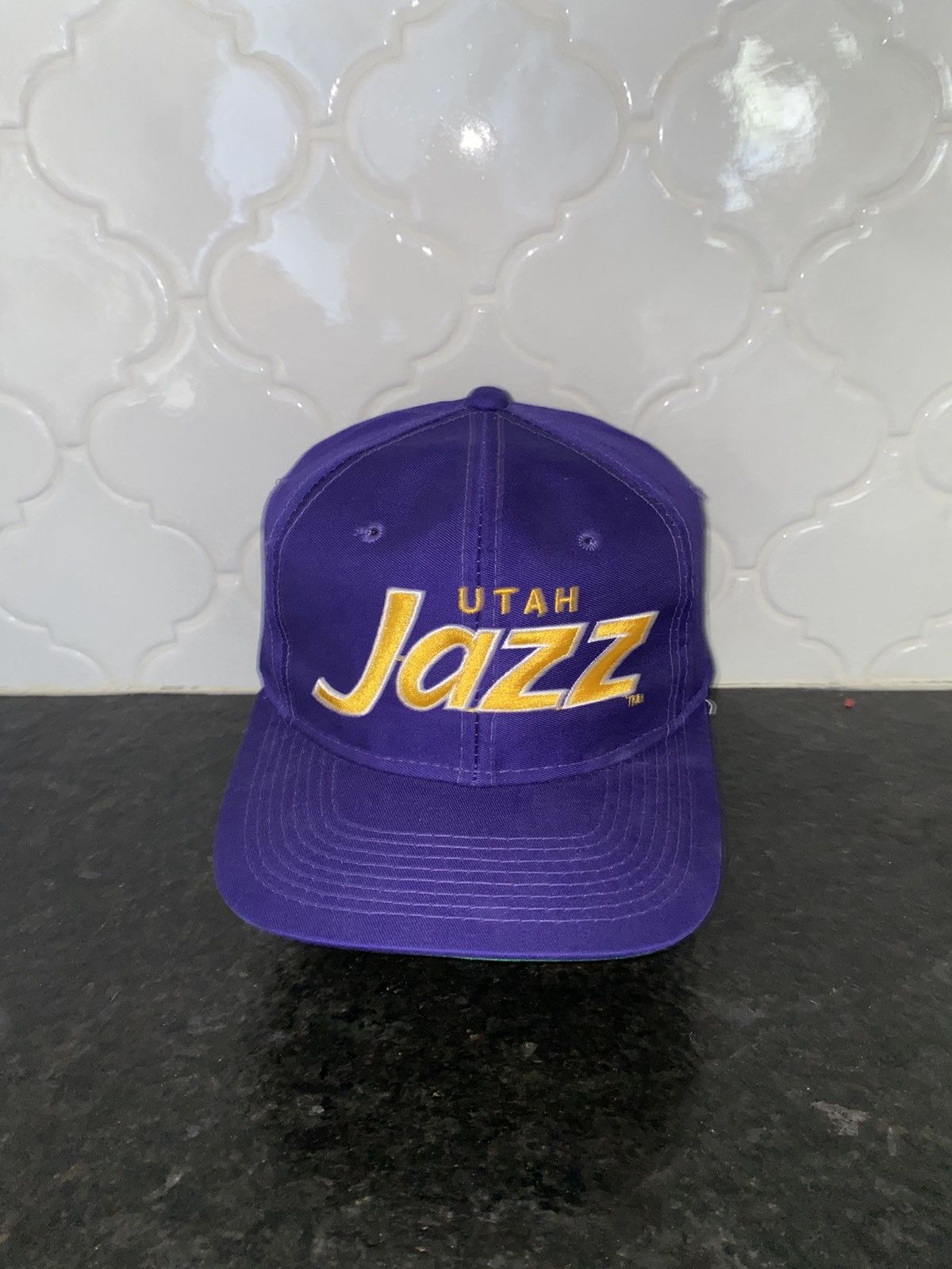 Sports Specialties Vintage 90s Sports specialties Utah jazz double line script Size ONE SIZE - 1 Thumbnail