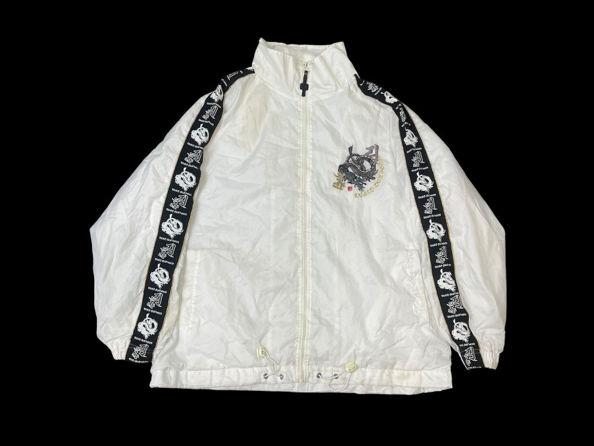 Japanese Brand Vintage World Dragon Light Jacket Side Tape Size US XL / EU 56 / 4 - 1 Thumbnail