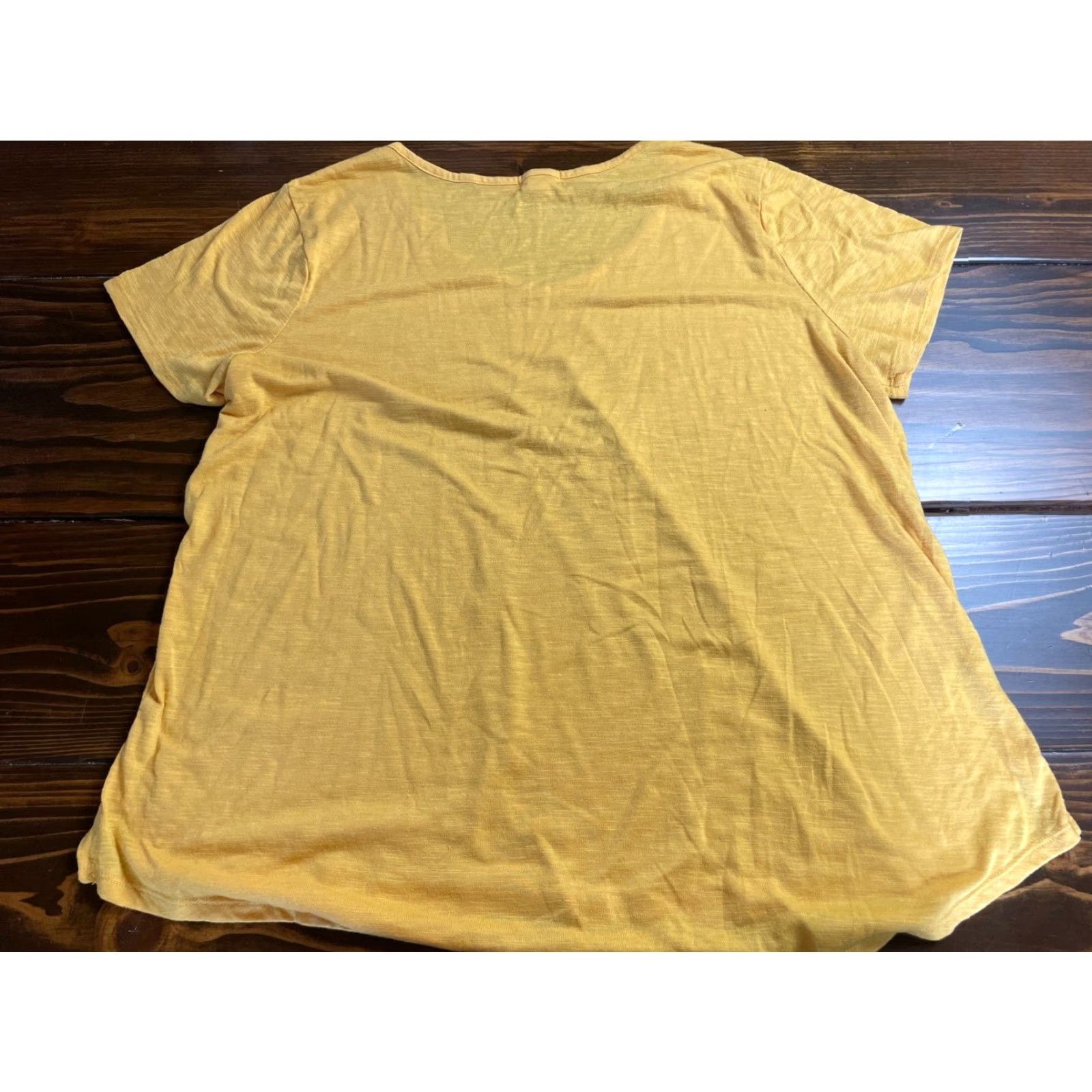 Madison Madison & Berkeley Shirt Women’s Size 2X Mustard Yellow Bull Rhinestone Short Sleeve Round Neck Pullover Casual Cotton T-Shirt Vintage No Size L / US 10 / IT 46 - 2 Thumbnail