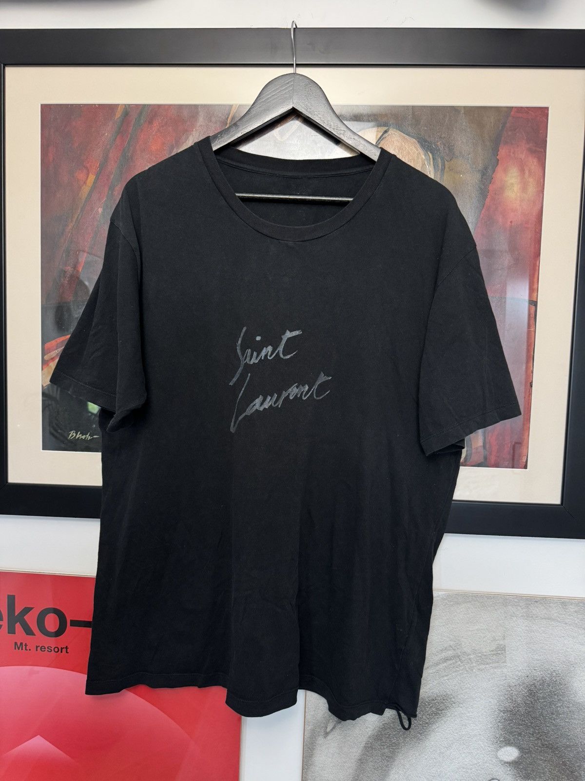Saint Laurent Paris Saint Laurent Logo T-Shirt | Grailed
