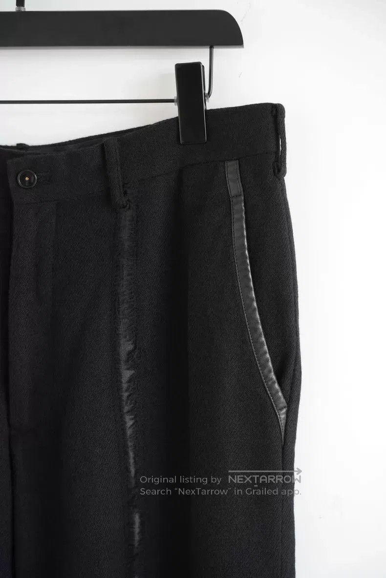 Yohji Yamamoto Yohji Yamamoto size 2 05aw torn patchwork leather trousers Size US 28 / EU 44 - 4 Thumbnail