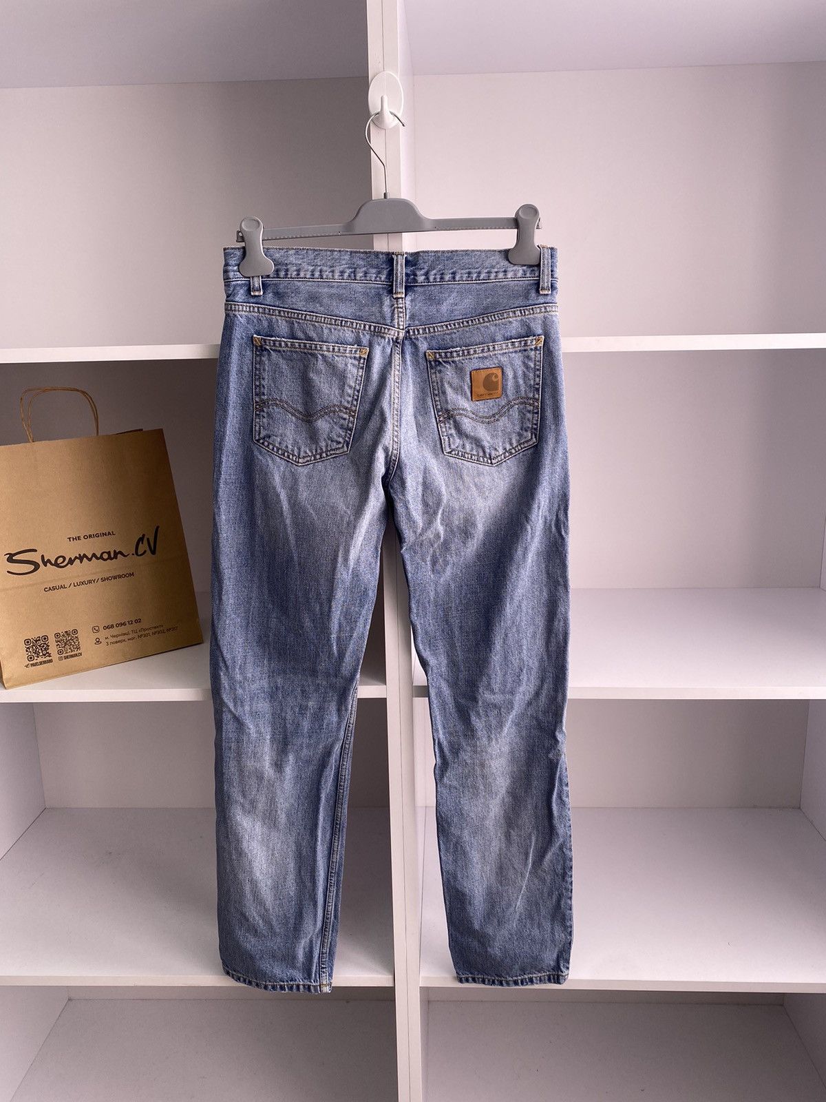 Carhartt × Vintage Vintage Carhartt Denim Blue Jeans Size US 30 / EU 46 - 13 Thumbnail