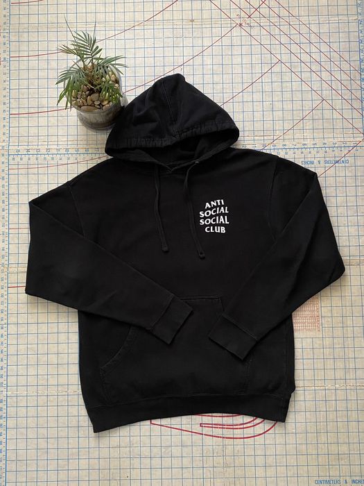 Anti social social club korean 2024 flag hoodie