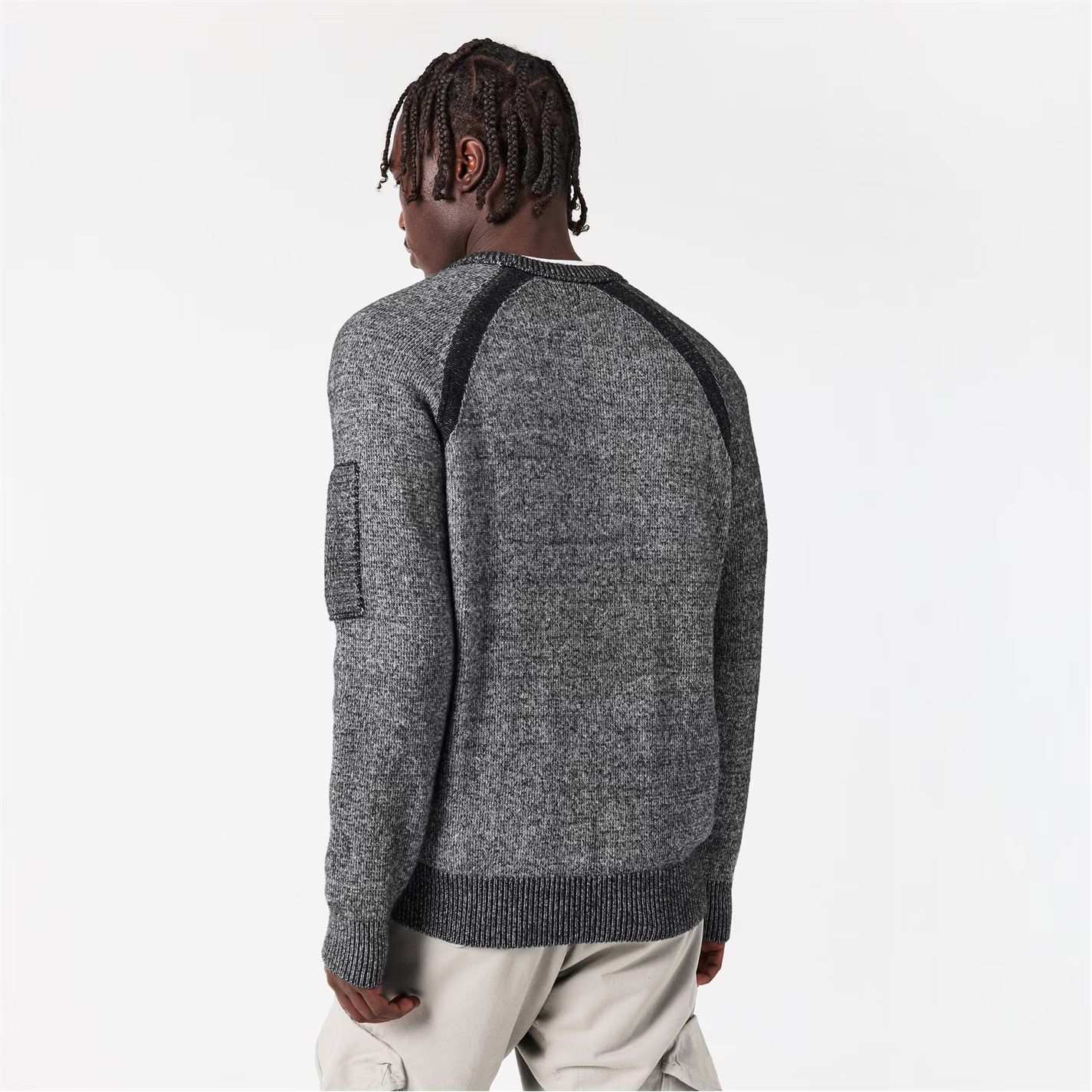 C.P. Company o1g2r1mq0426 Crew Knitted Turtle Neck Jumper in Grey Size US S / EU 44-46 / 1 - 4 Thumbnail