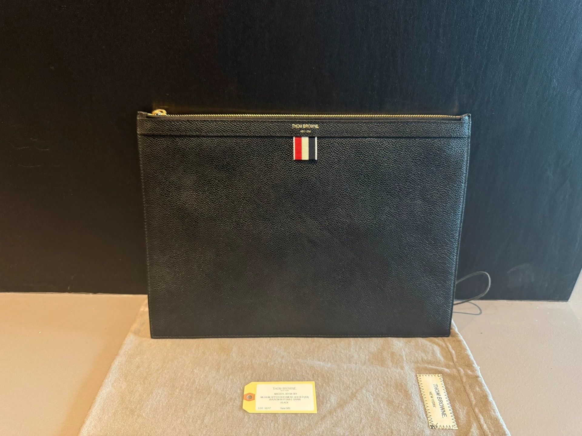 Thom Browne Thom Browne Classic Large Clutch Size ONE SIZE - 1 Thumbnail