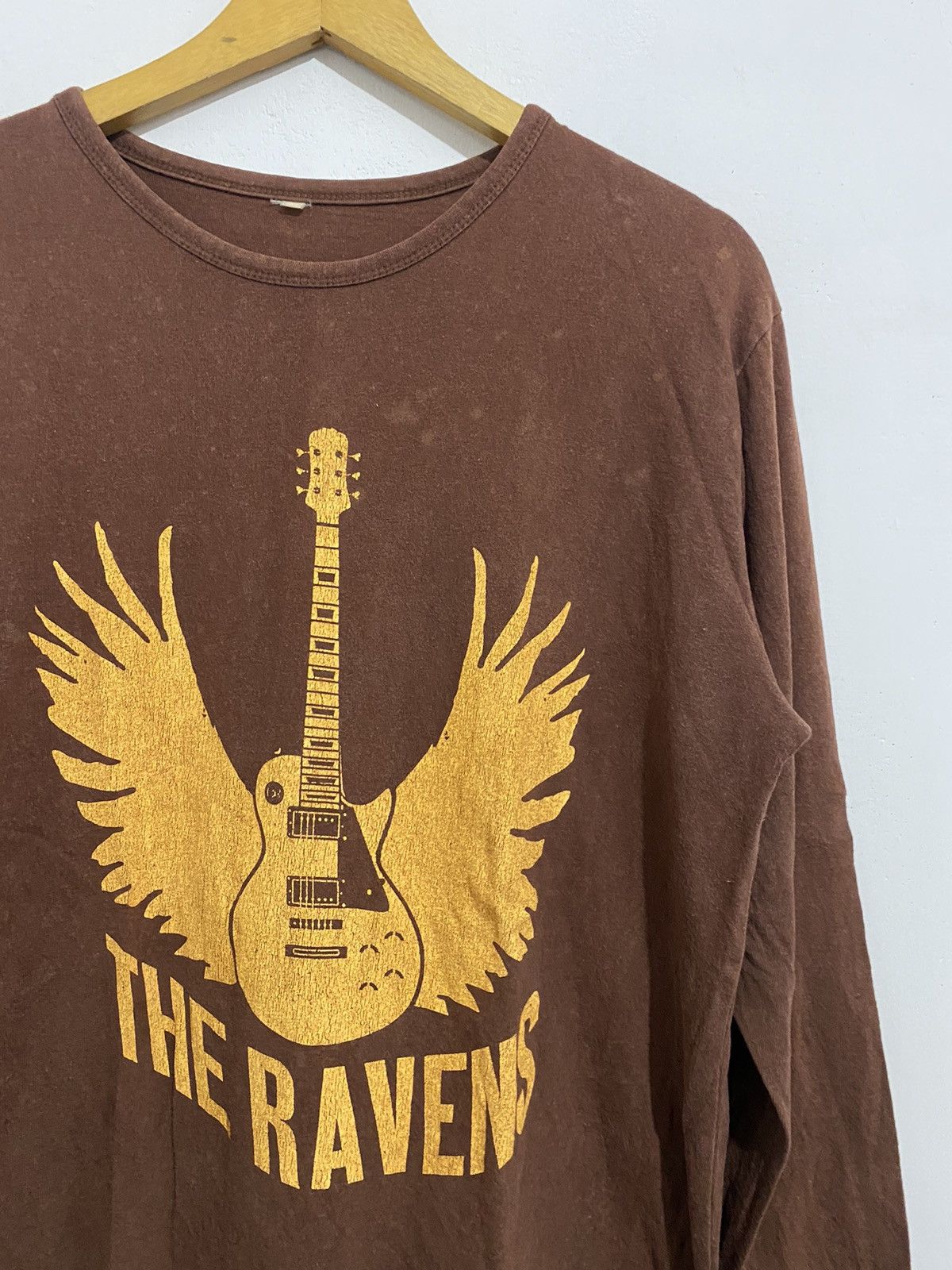 Beauty Beast × Hysteric Glamour × Japanese Brand 💸BINDINGOFFER💸The Ravens Guitar Sunfaded Longsleeve Size US M / EU 48-50 / 2 - 2 Thumbnail
