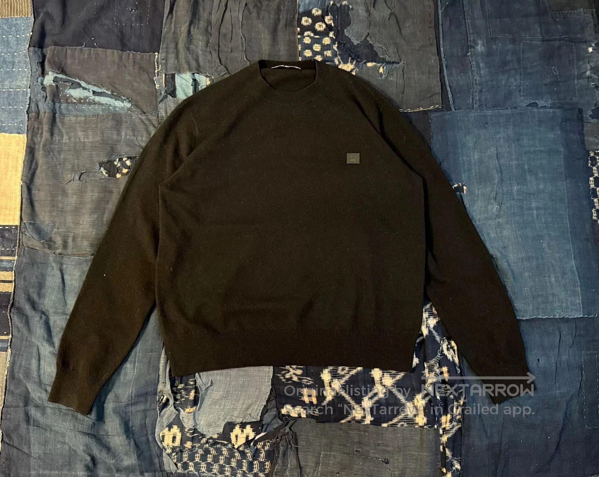 Acne Studios Acne Studios Black Knit Sweater Size L. Size US L / EU 52-54 / 3 - 1 Thumbnail