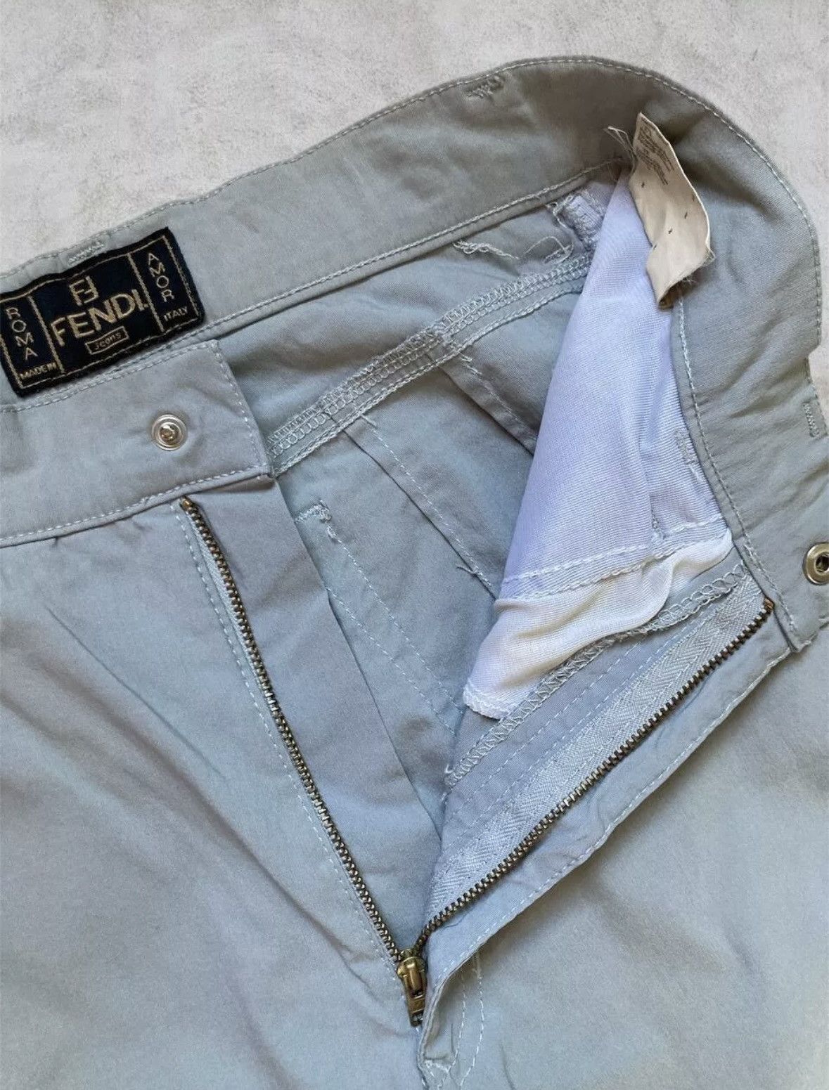 Vintage Fendi pants jeans women size M 34 Size 24" / US 00 / IT 34 - 7 Thumbnail