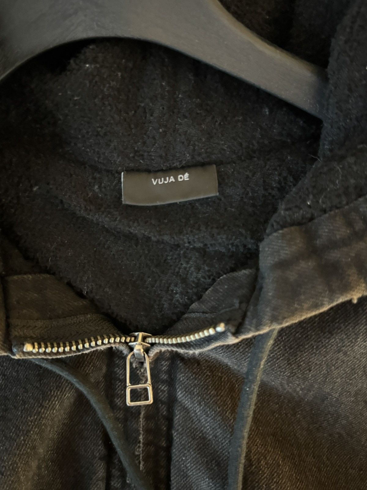 Vuja De Vuja De Lennon Hooded Denim Jacket Size US M / EU 48-50 / 2 - 3 Thumbnail