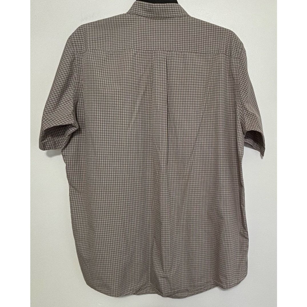 Other Menswear Alexander Lloyd Brown Plaid Button Shirt 17.5 Tall Size US XL / EU 56 / 4 - 2 Thumbnail