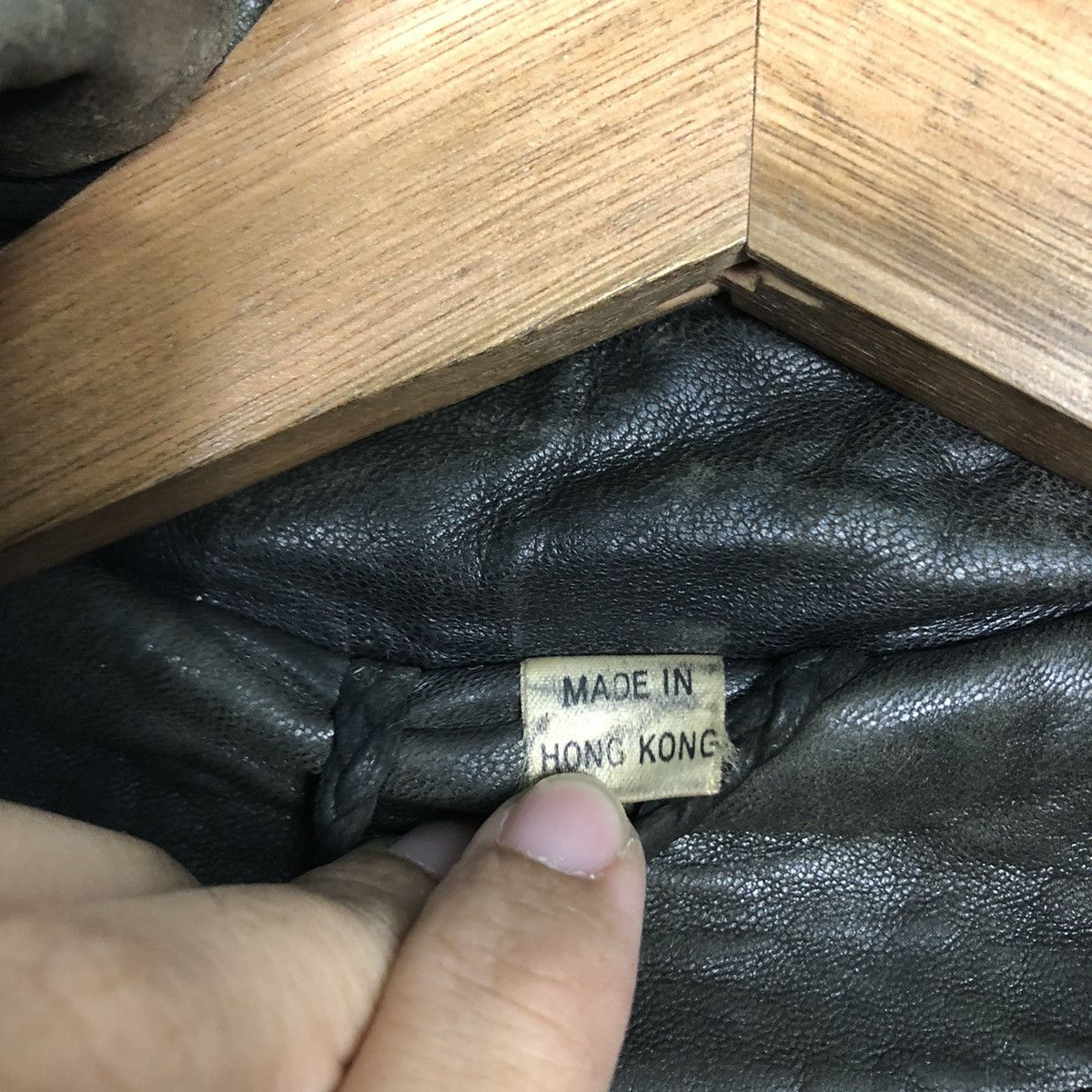 Japanese Brand Robert Comstock Vintage Black Leather Bomber Jacket Size US M / EU 48-50 / 2 - 19 Thumbnail