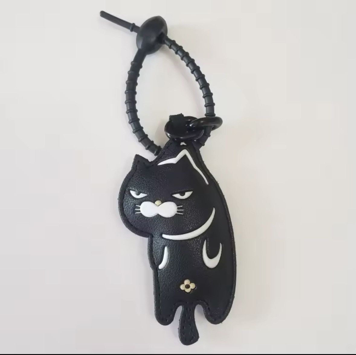 Designer Cat keychain cartoon cat leather Size ONE SIZE - 4 Thumbnail