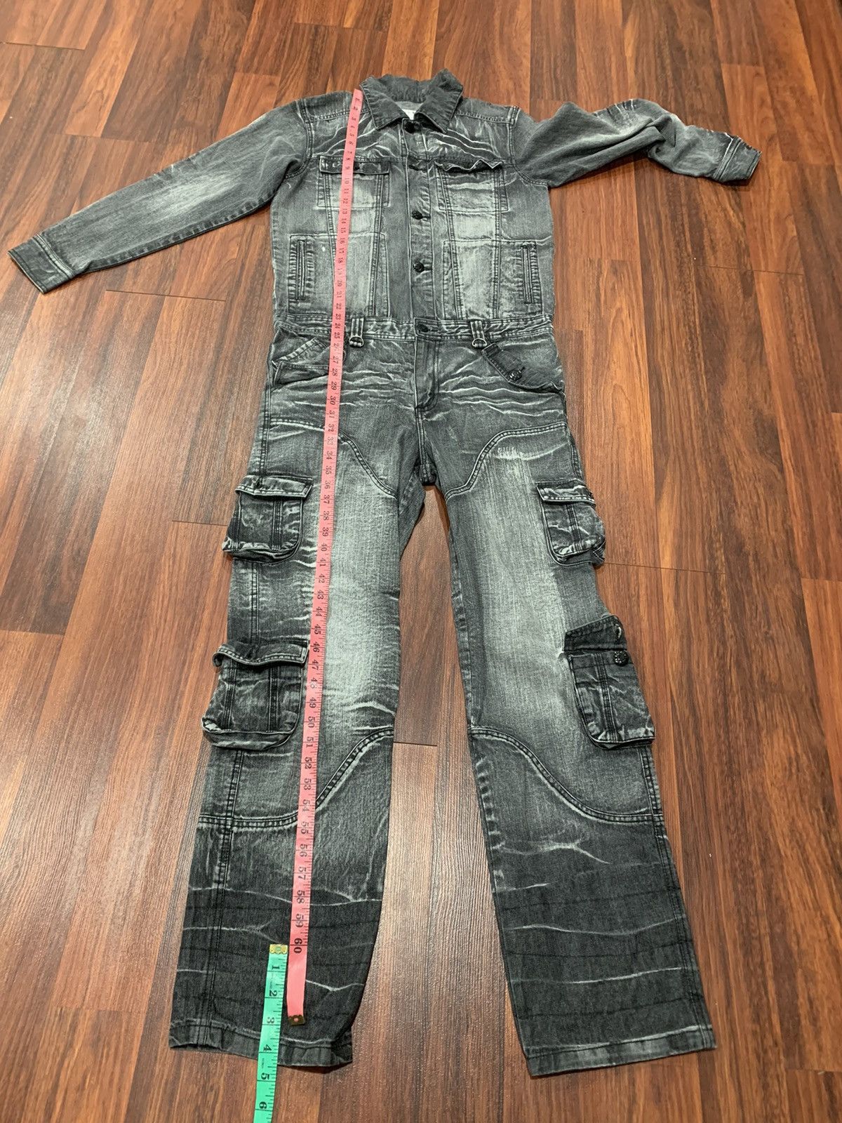 Multipocket Lowbox Overall Denim
