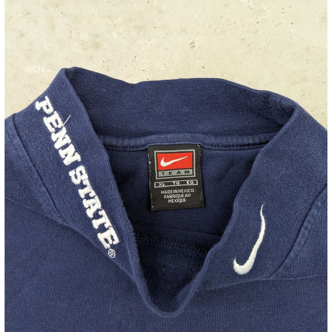 NCAA × Nike × Vintage Y2K Nike Penn State Navy Blue long sleeve shirt Size US XL / EU 56 / 4 - 2 Thumbnail