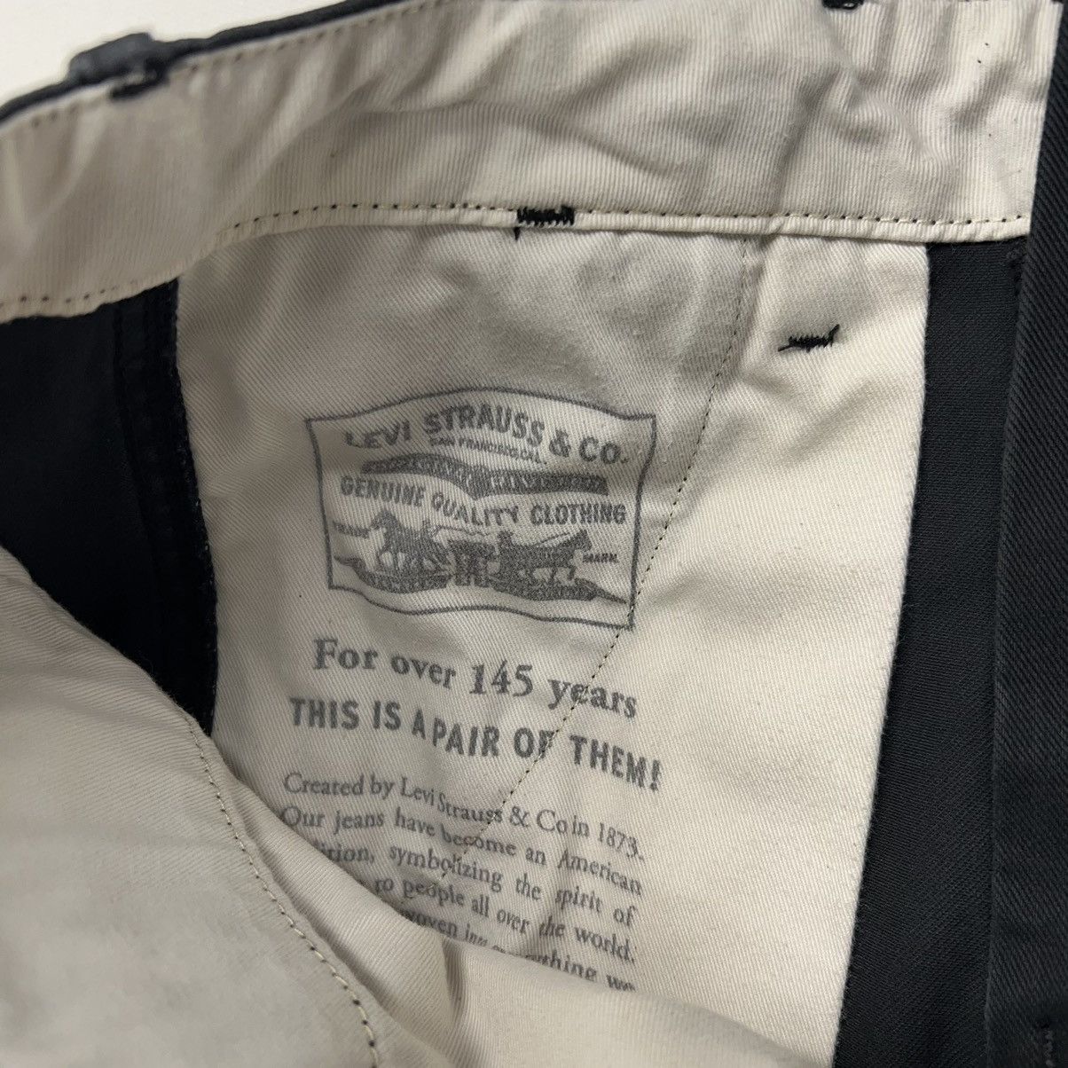Levi's Levis Premium Cargo Pants Black Pocket Tactical Utility Y2K Size US 30 / EU 46 - 11 Thumbnail