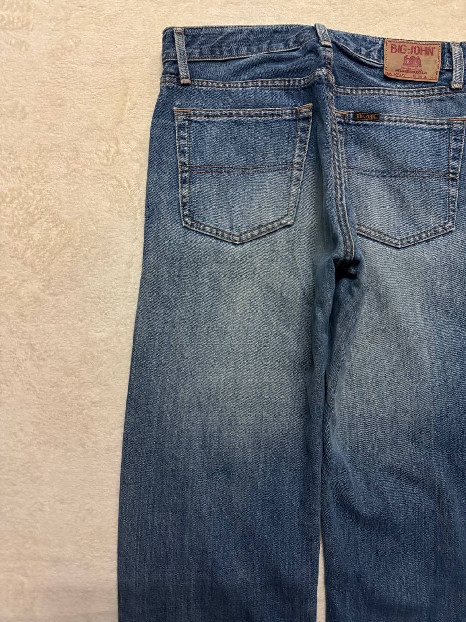 Vintage SICK 90s Big John Distressed Thrashed Faded Baggy Jeans Size US 29 - 15 Thumbnail