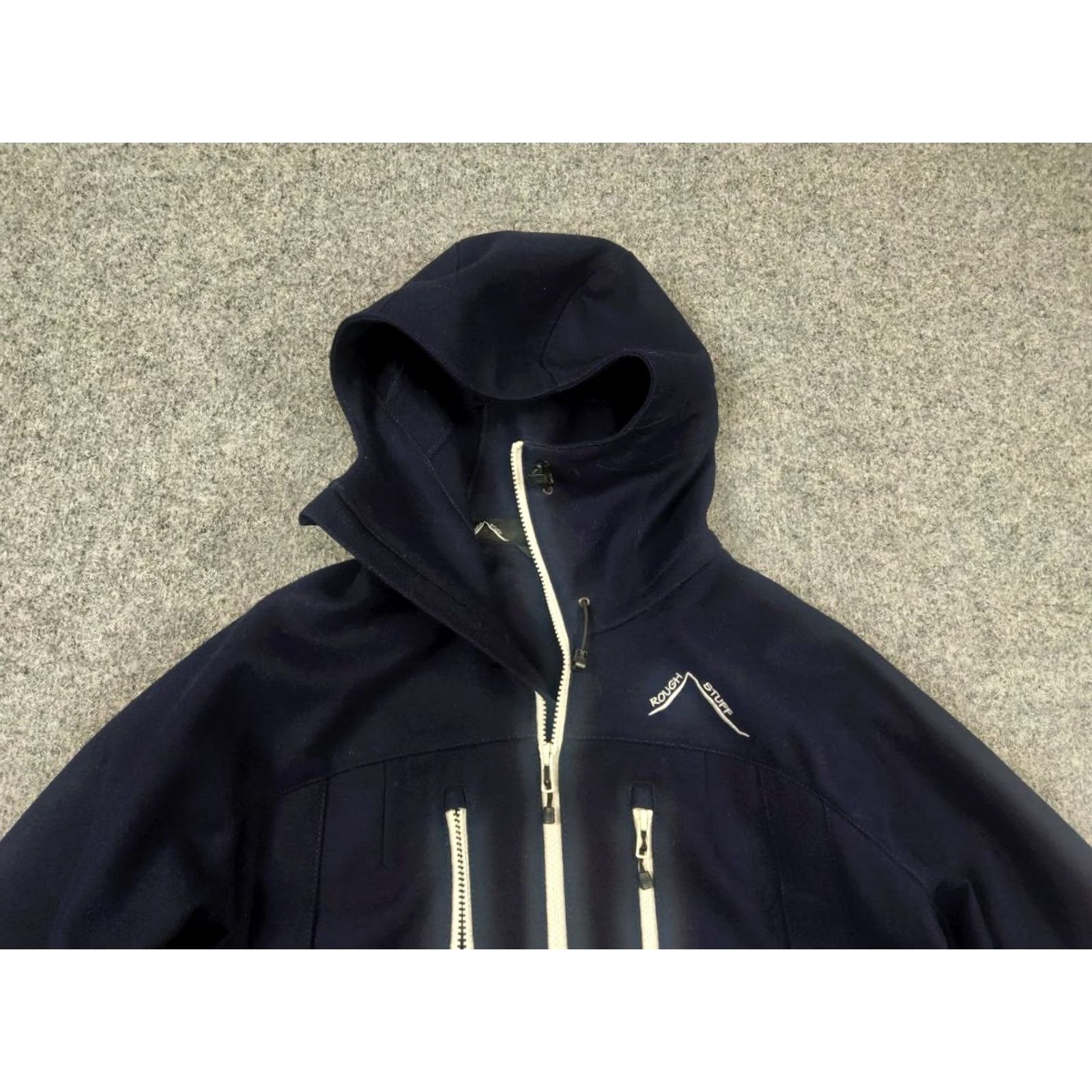 Vintage Roughstuff Original Loden Trekking Wool Hunting Outdoor Full Zip Jacket - Blue, Wool, Full Zip, Men, M, Regular Fit Size US M / EU 48-50 / 2 - 4 Thumbnail
