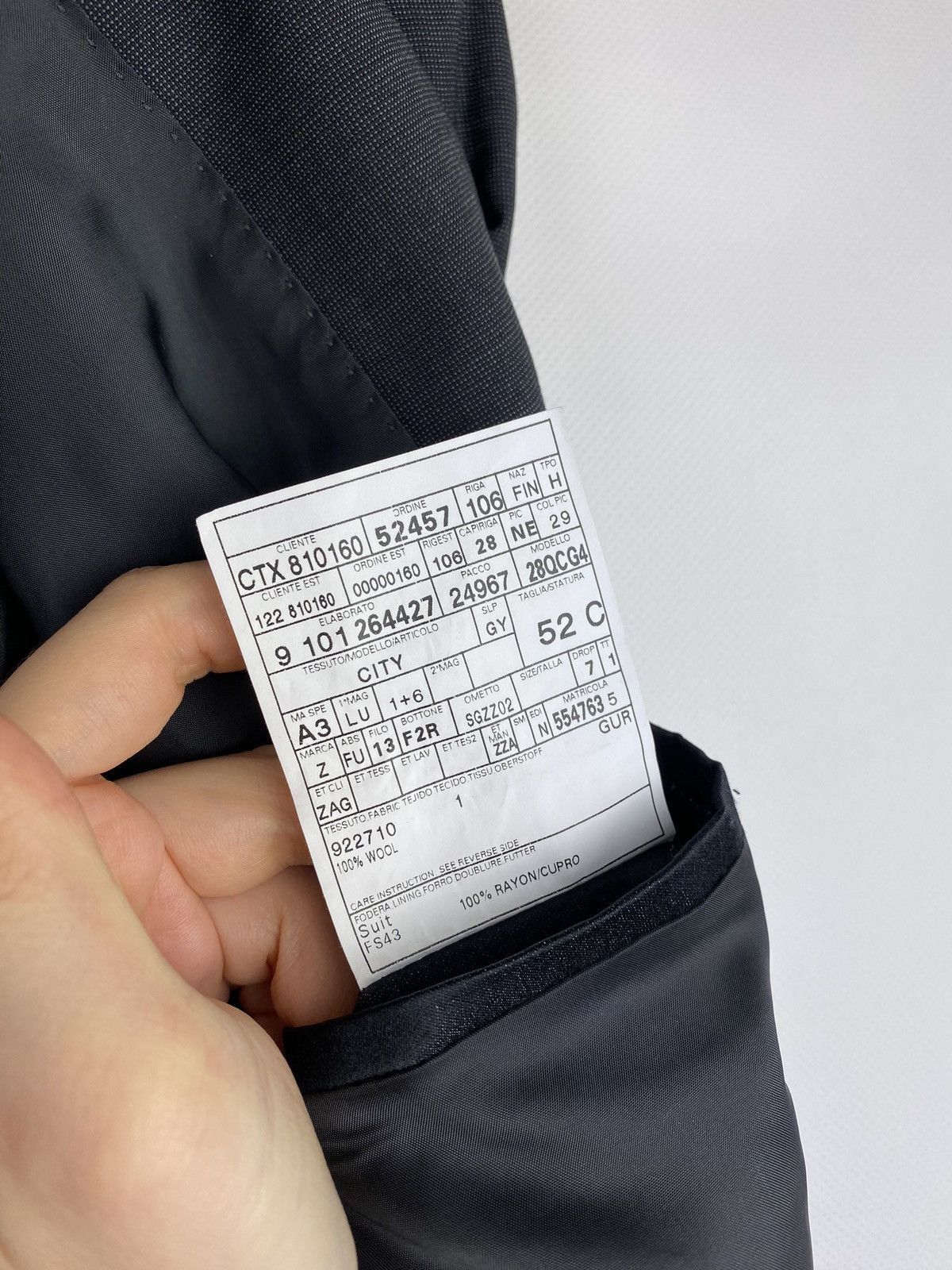 Ermenegildo Zegna × Z Zegna Z Zegna men’s city wool blazer jacket sport coat size 52 Size 42R - 17 Thumbnail