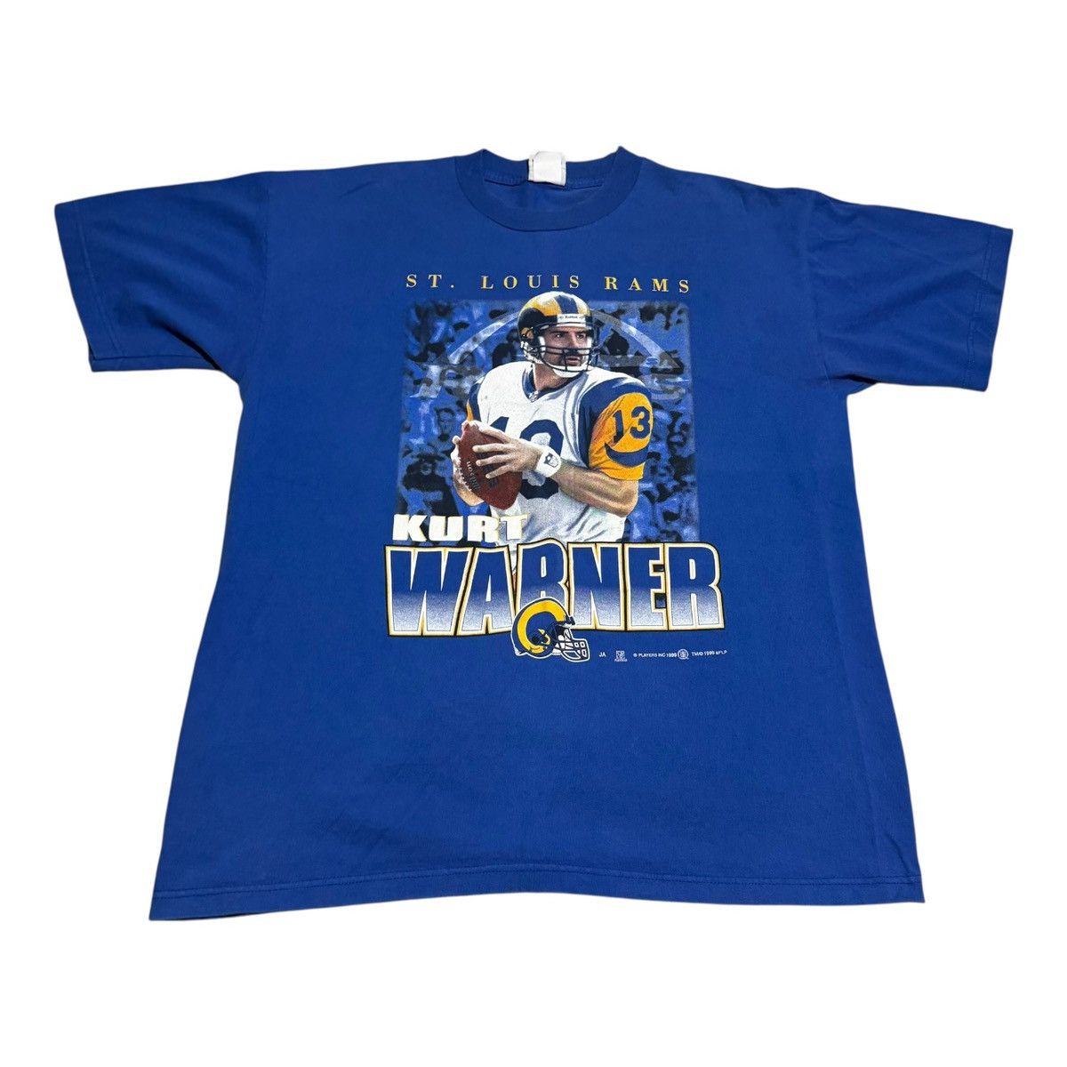 Vintage 1999 Sport Attack St. Louis Rams Kurt Warner Shirt Men's XL Size US XL / EU 56 / 4 - 1 Thumbnail