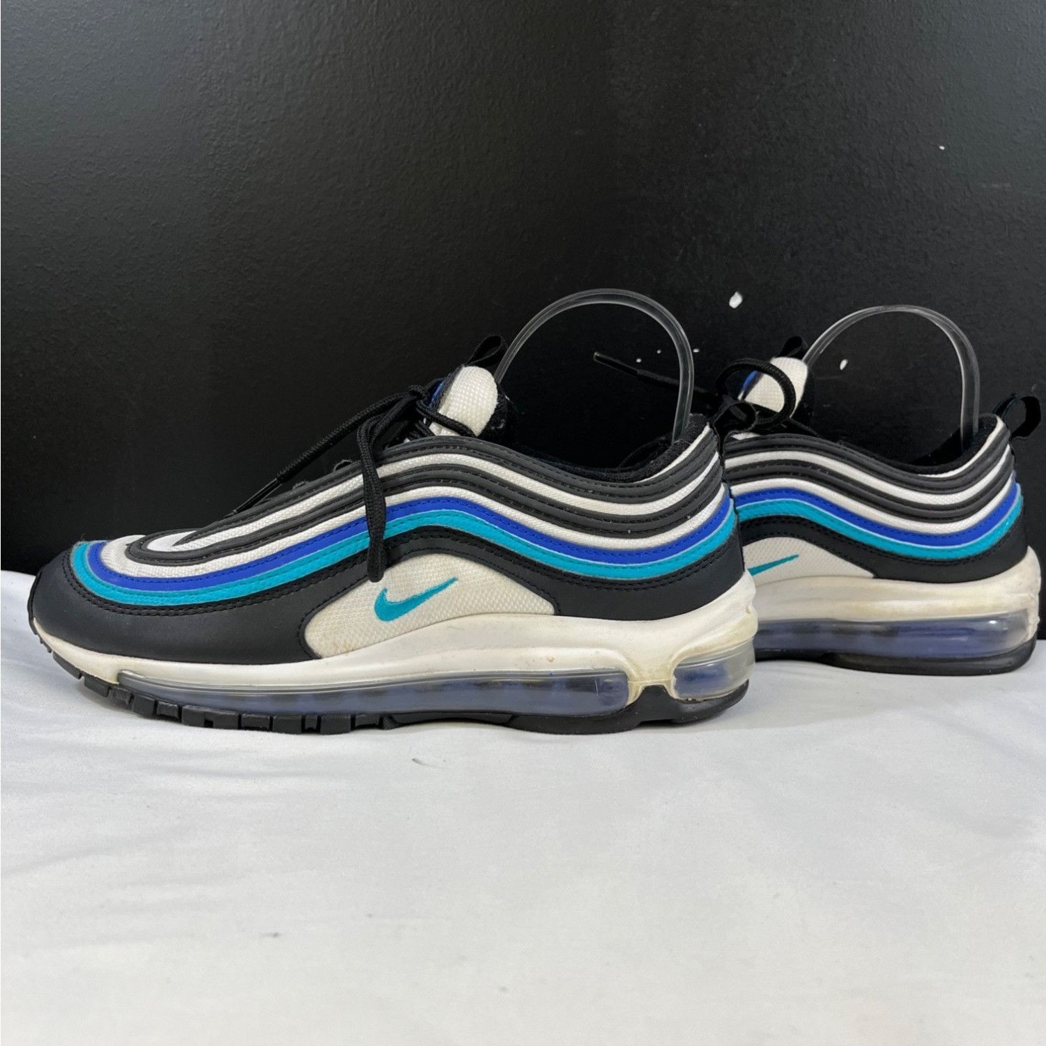 Nike Nike Air Max 97 GS Big Boys Black Sneakers Size 7Y SKU 6732 Size US 7 / EU 40 - 5 Thumbnail
