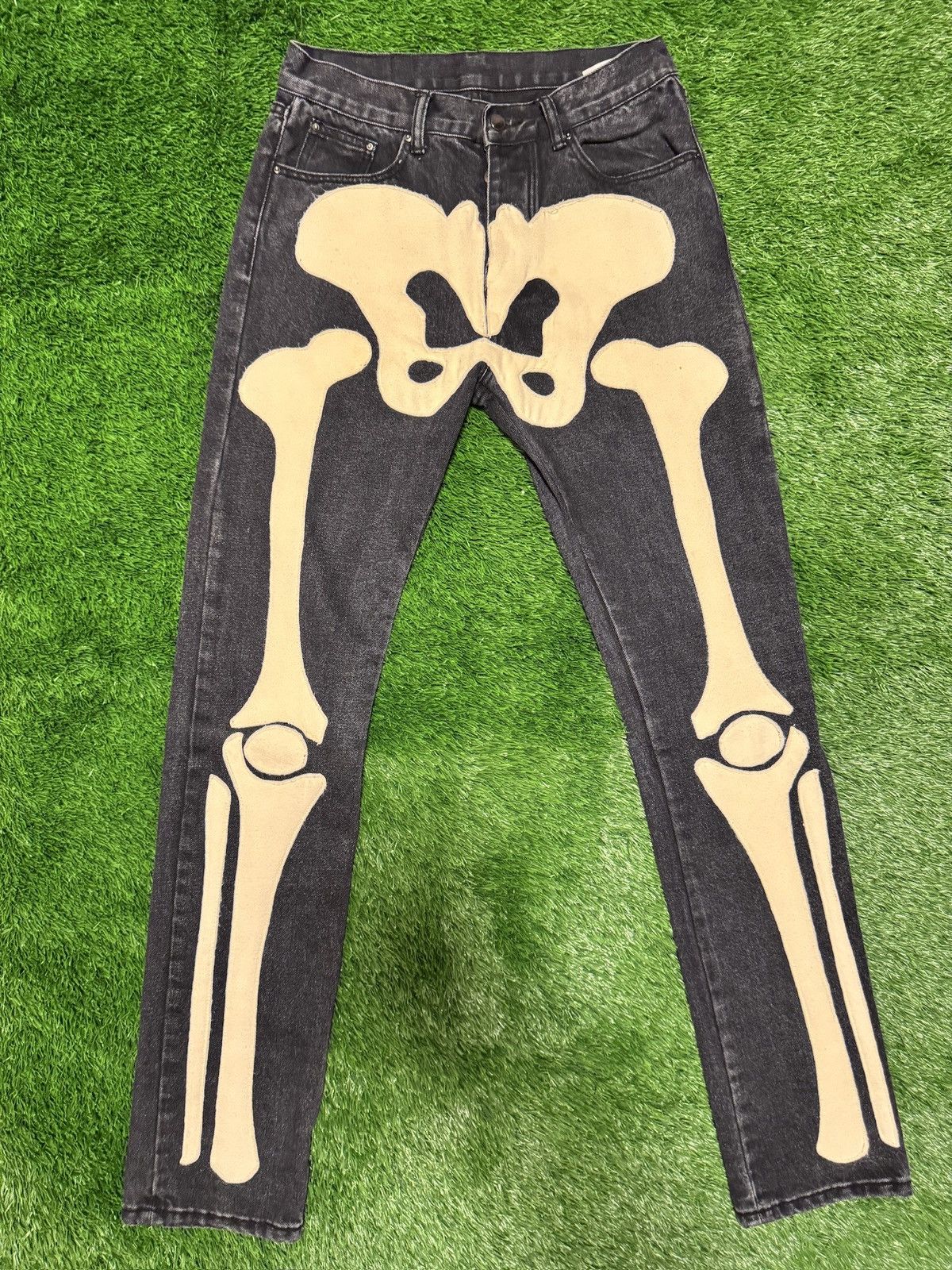MNML Mnml Skeleton Jeans Size US 31 - 1 Thumbnail