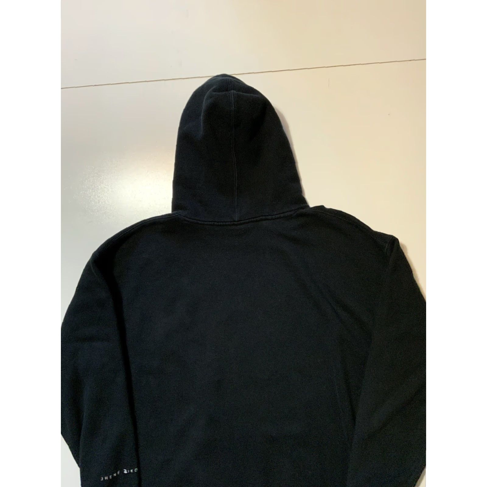 Vintage Jhene Aiko Happiness Over Everything Puff Print Official Merch Pullover Hoodie L Black Mens Size US L / EU 52-54 / 3 - 4 Thumbnail
