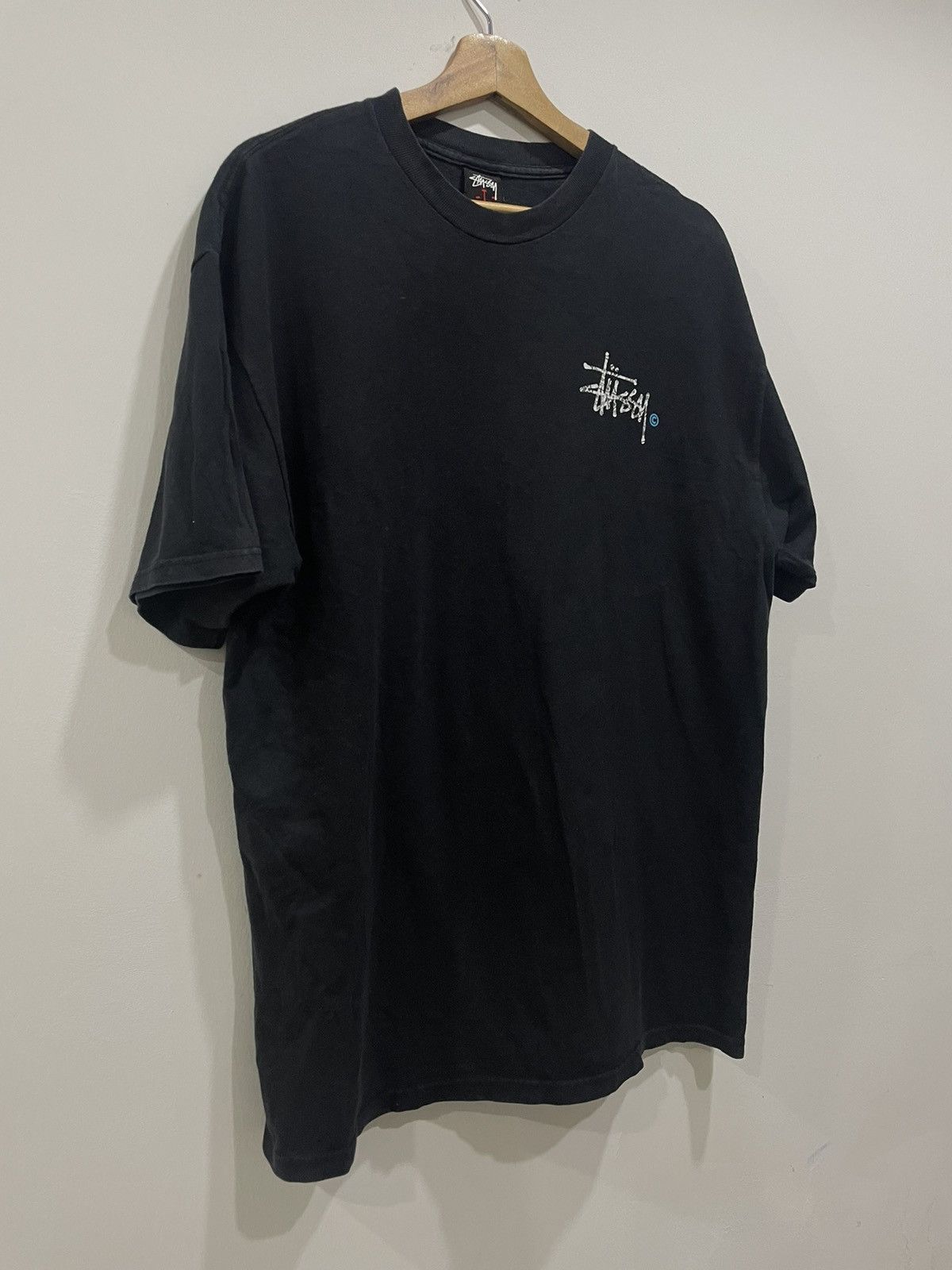 Stussy Vintage Stussy Big Logo Tee Shirt Size US L / EU 52-54 / 3 - 9 Thumbnail