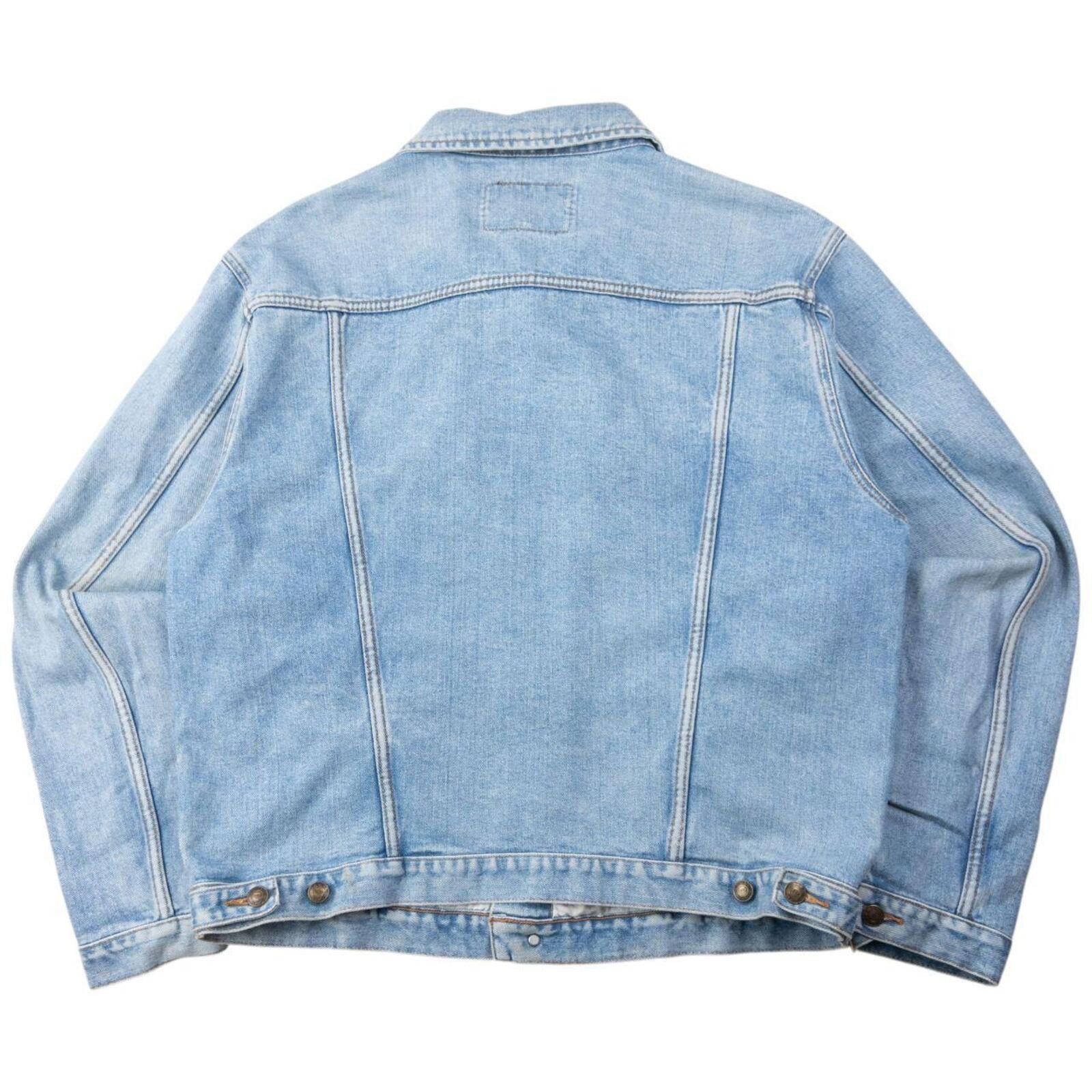 Armani Vintage 90s Armani Jeans Button Up Denim Jacket Size L Size US L / EU 52-54 / 3 - 2 Thumbnail