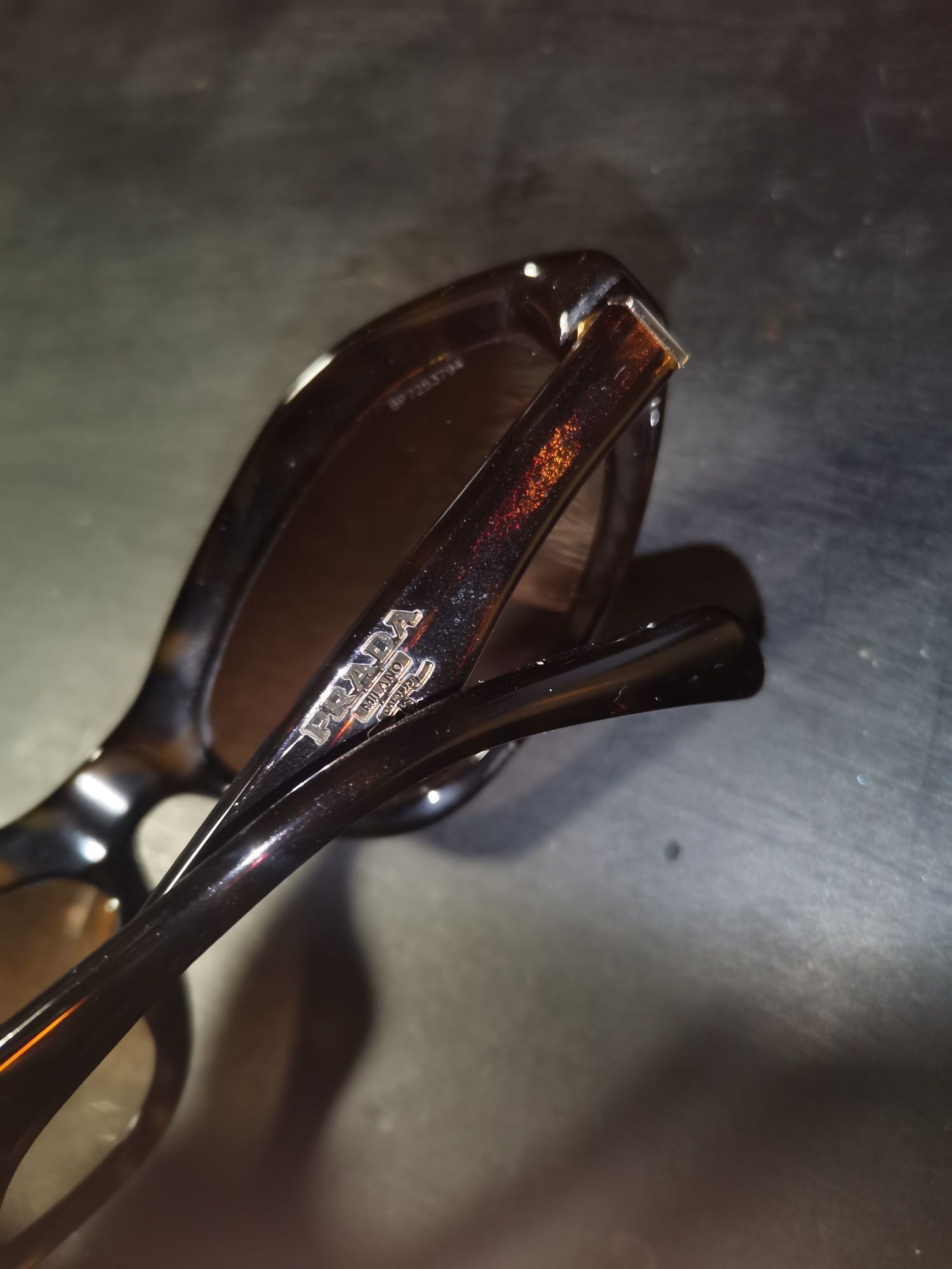 Prada Prada Milano SPR 05N Sunglasses Size ONE SIZE - 4 Thumbnail