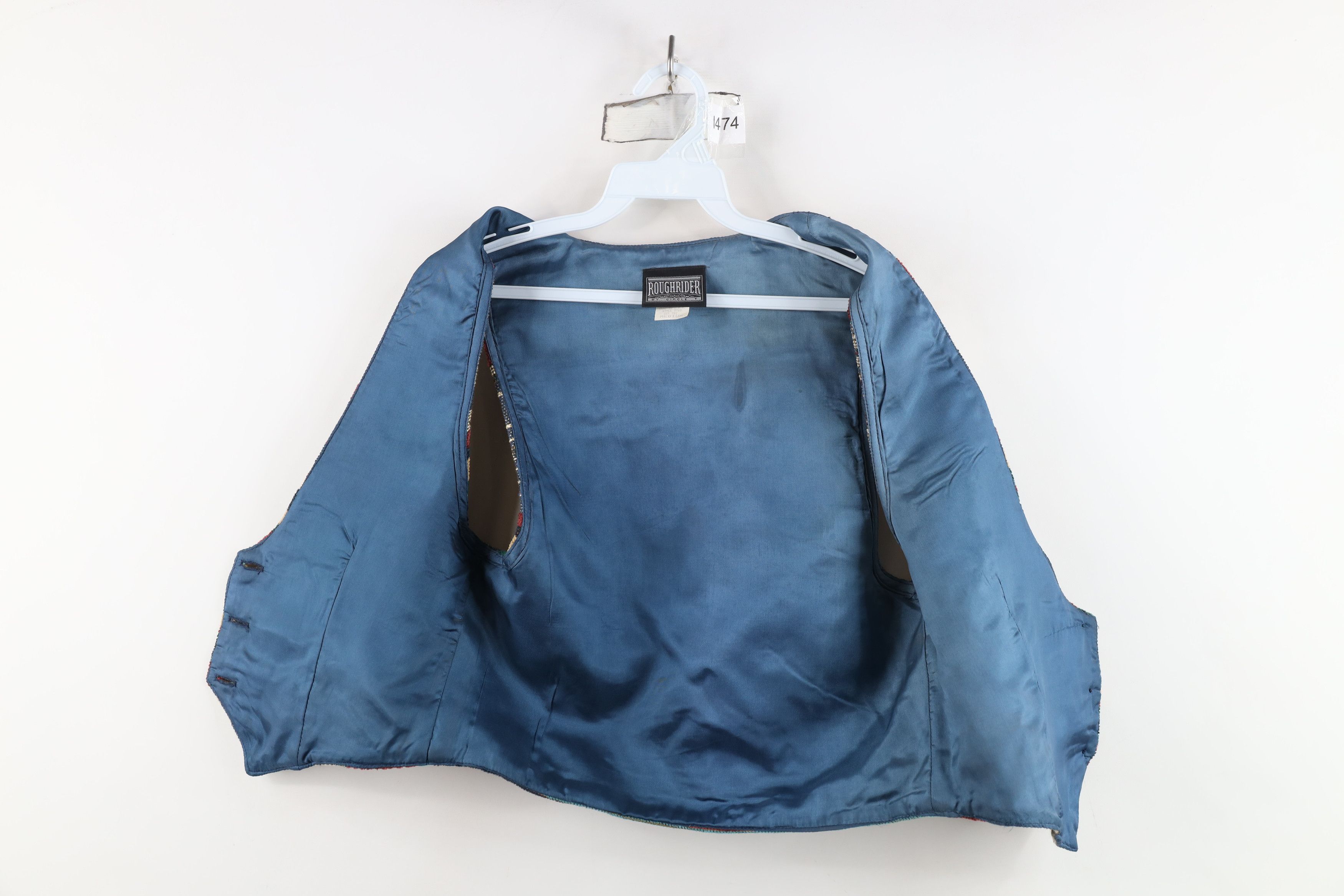 Vintage Vintage 90s Rockabilly Southwestern Cowgirl Vest Jacket USA Size M / US 6-8 / IT 42-44 - 8 Thumbnail